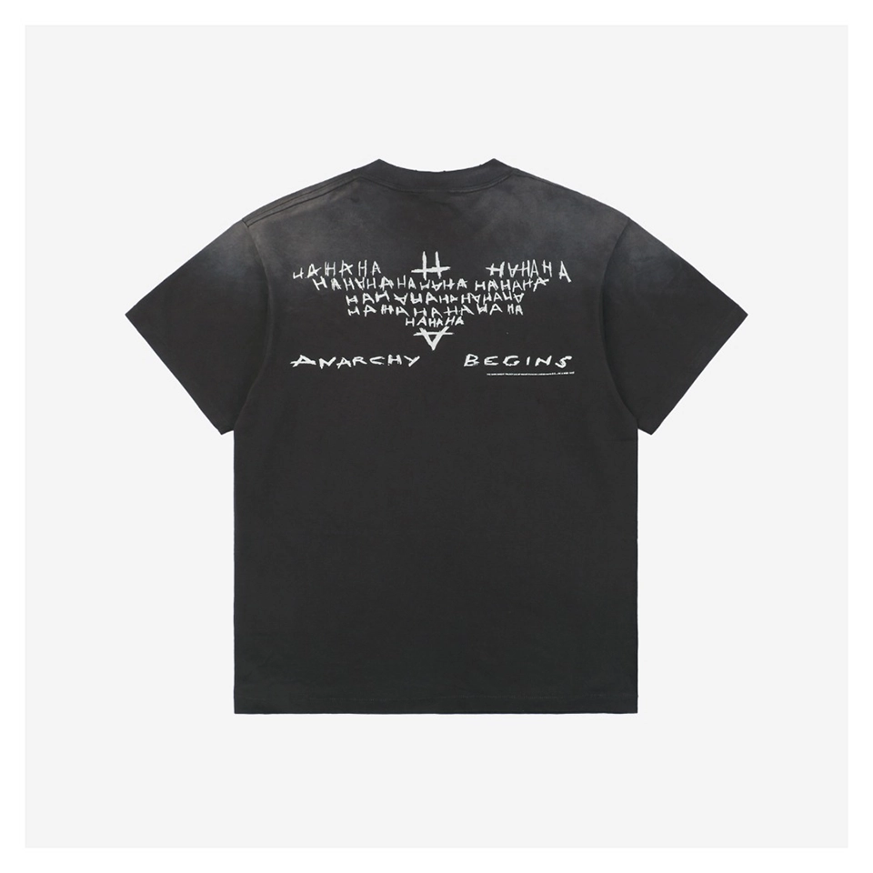 Saint Michael The Dark Knight Joker Print T-Shirt