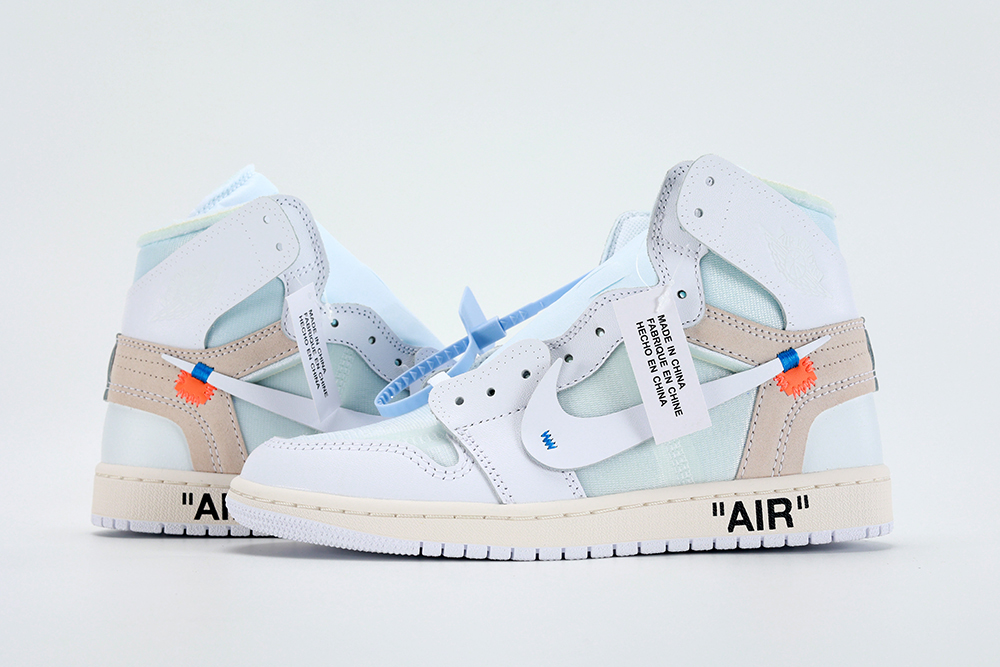Off-White X Jordan 1 Retro High OG BG 'White' 2018
