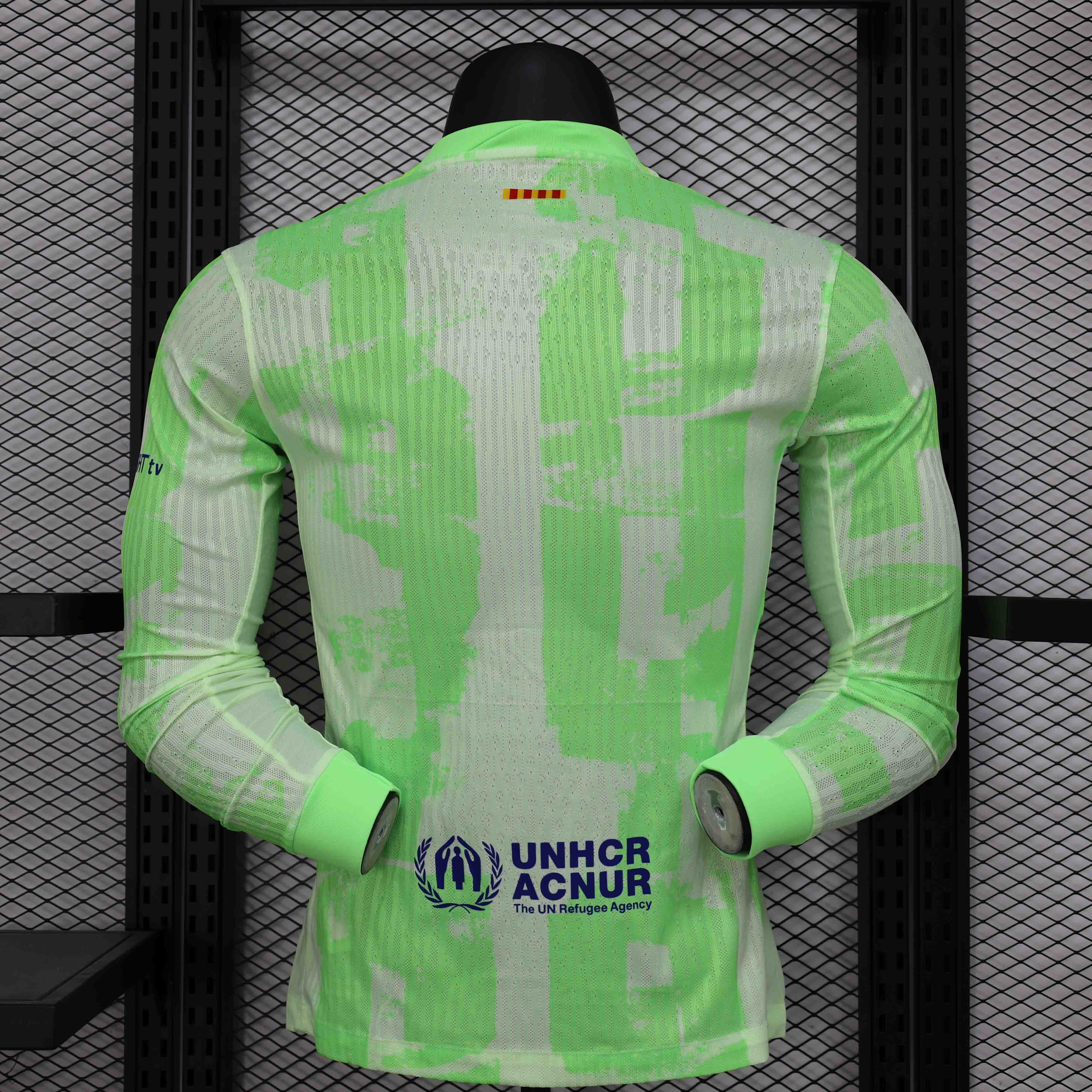 Authentic Soccer Jersey Barcelona Third Away Shirt Long Sleeve 2024/25 Spotify Logo Without Text