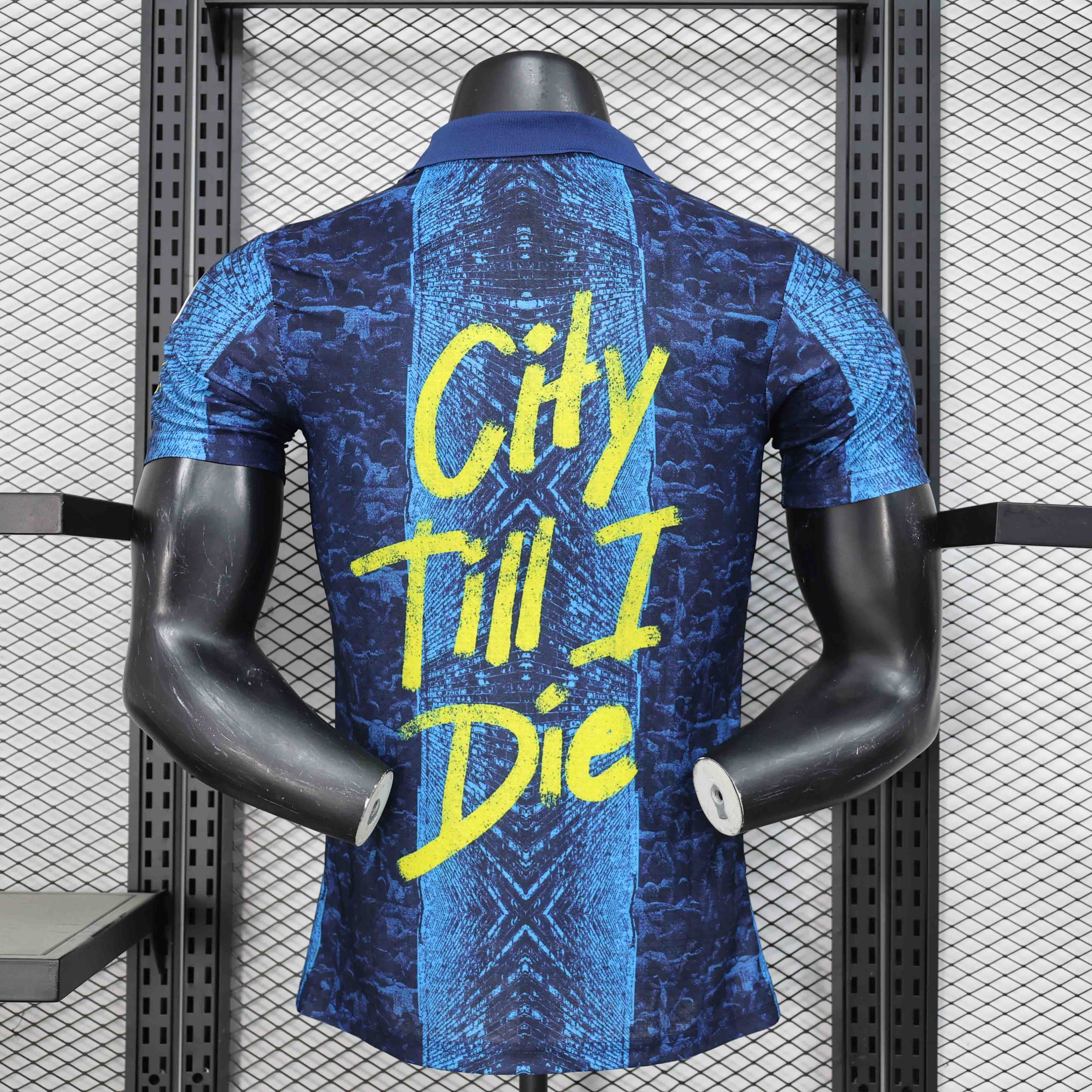 Manchester City Authentic City Till I Die Special Edition Football Jersey Shirt 2025/26