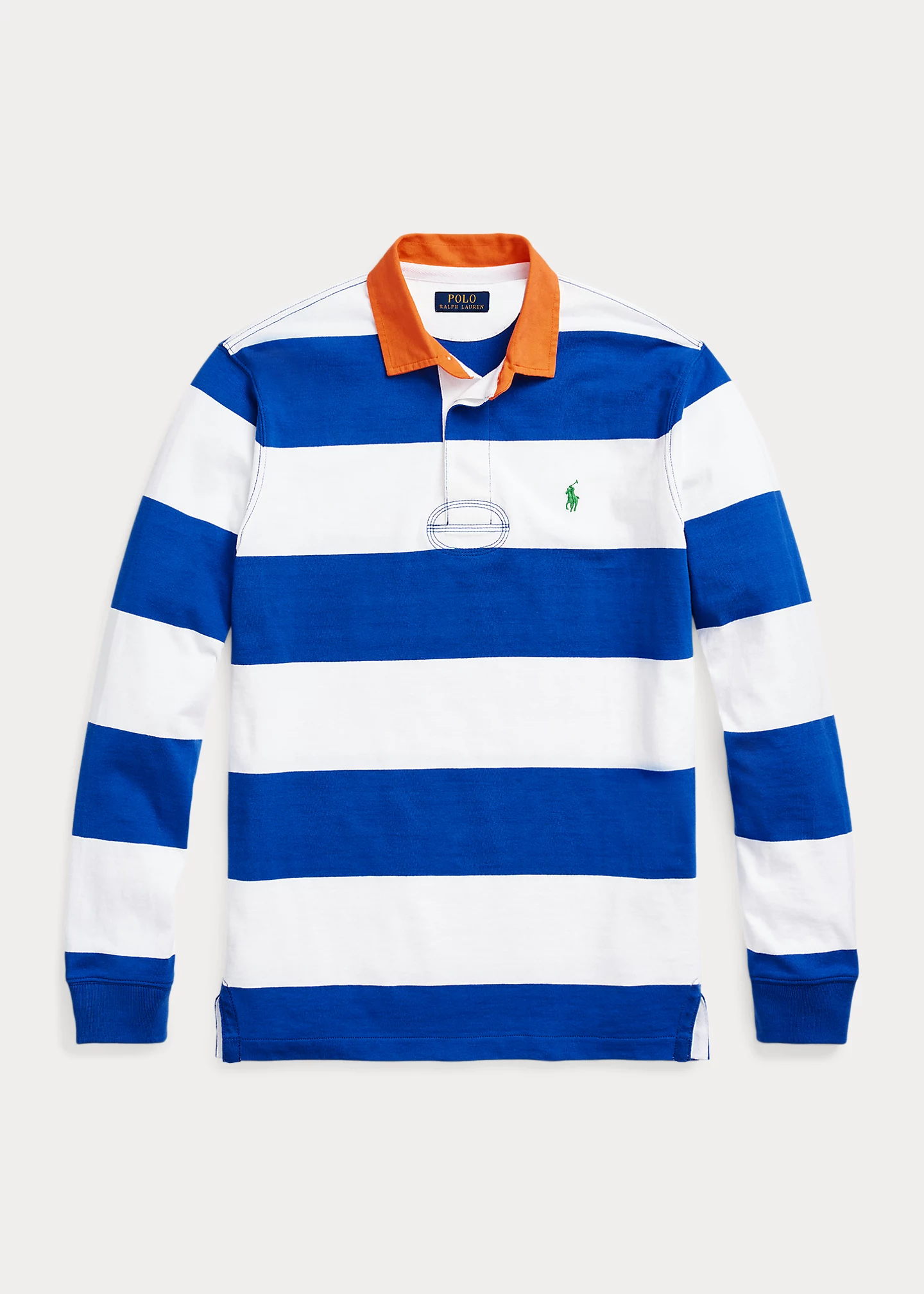 Classic Fit Striped Jersey Rugby Shirt