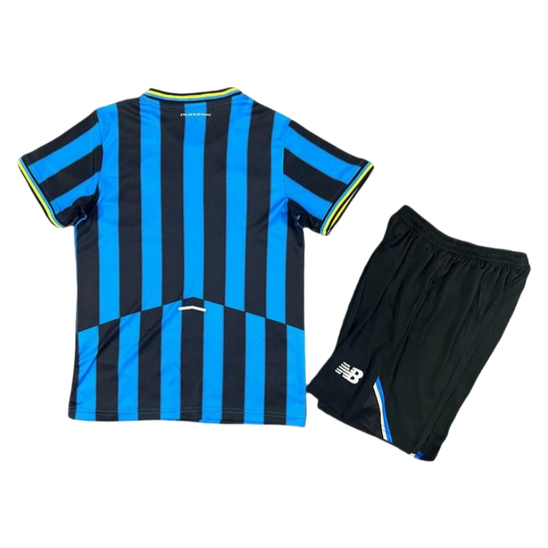 2025-26 Atalanta BC Home Kids Soccer Jersey Kit Fan Version
