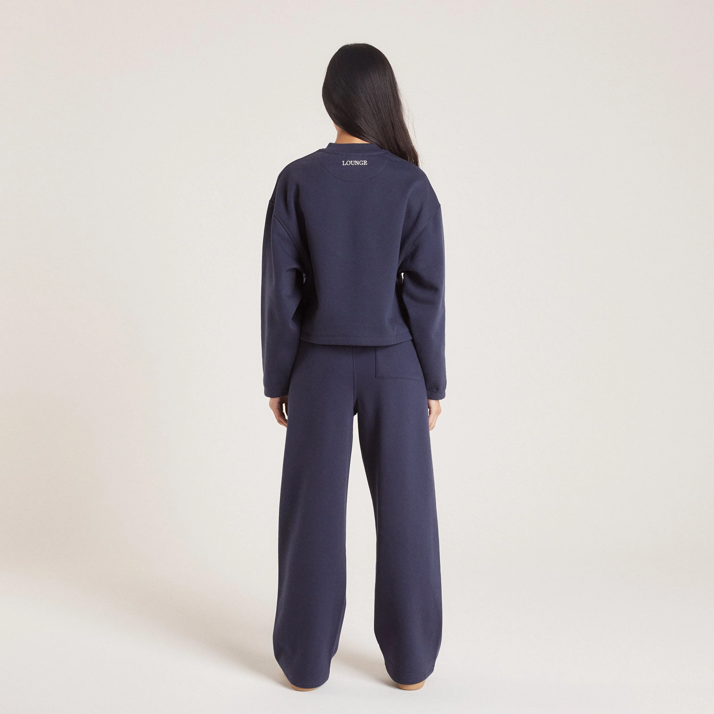 Straight Leg Sweatpants - Ink Blue