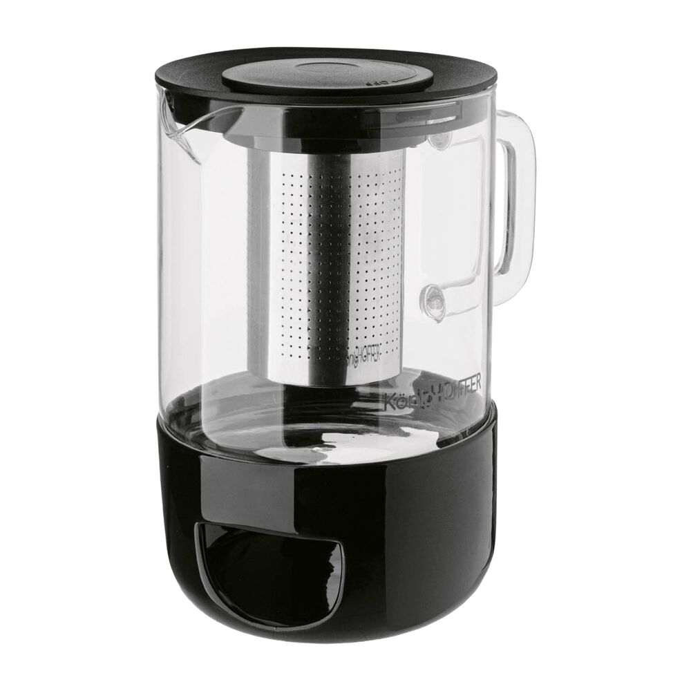 KONIGHOFFER Dzbanek z zaparzaczem Konighoffer Bonito, 1 l, z ceramicznym podgrzewaczem
