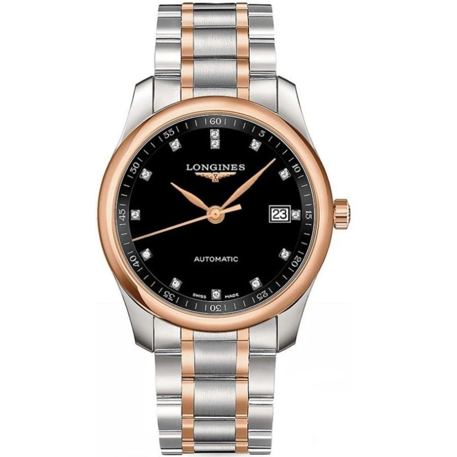 [2026 Mirror Grade]Longines Men's L2.793.5.57.7 Master Collection Diamond Two-Tone Stainless Steel Watch