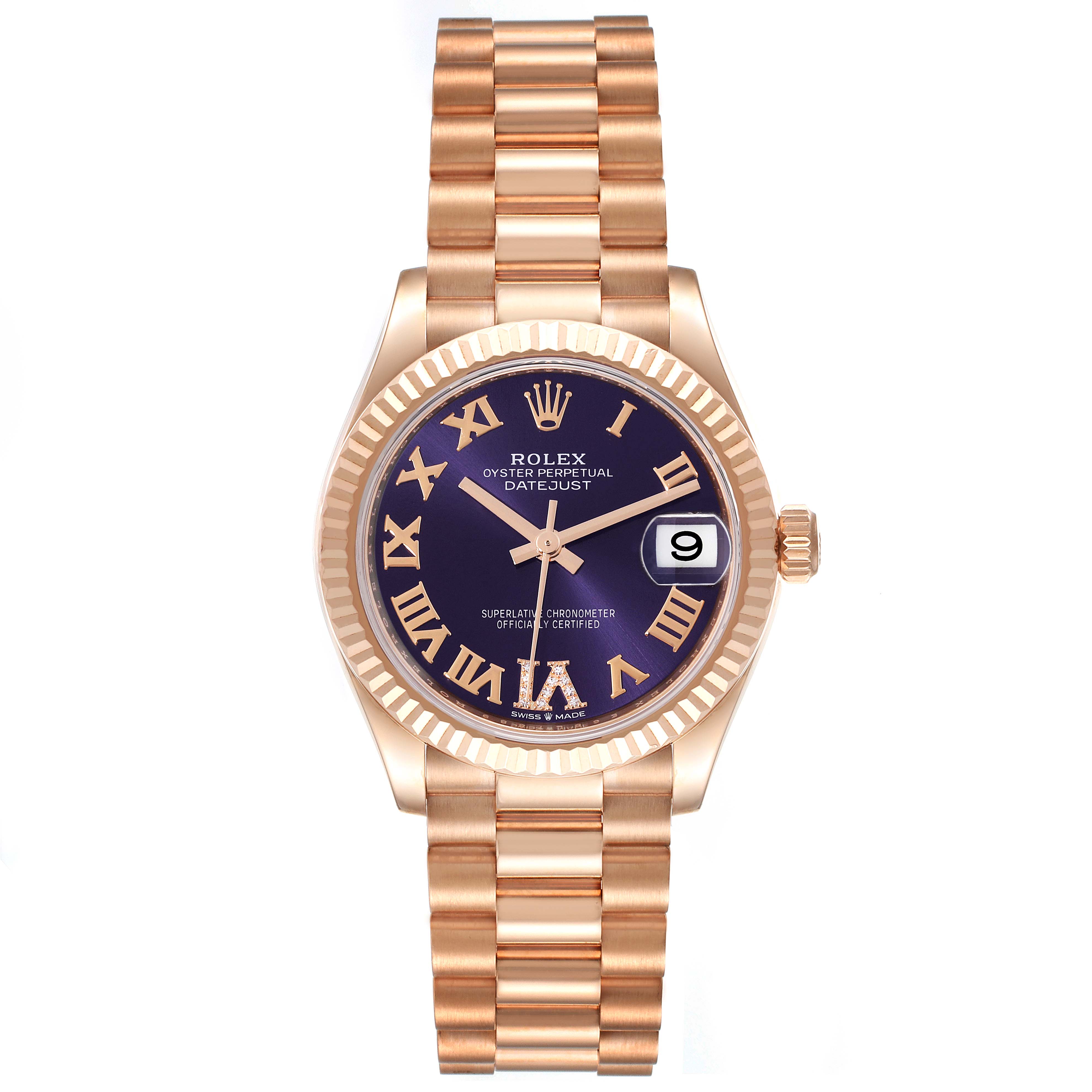 [2026 Mirror Grade]RLX Datejust m278275-0029 Aubergine Dial 31mm