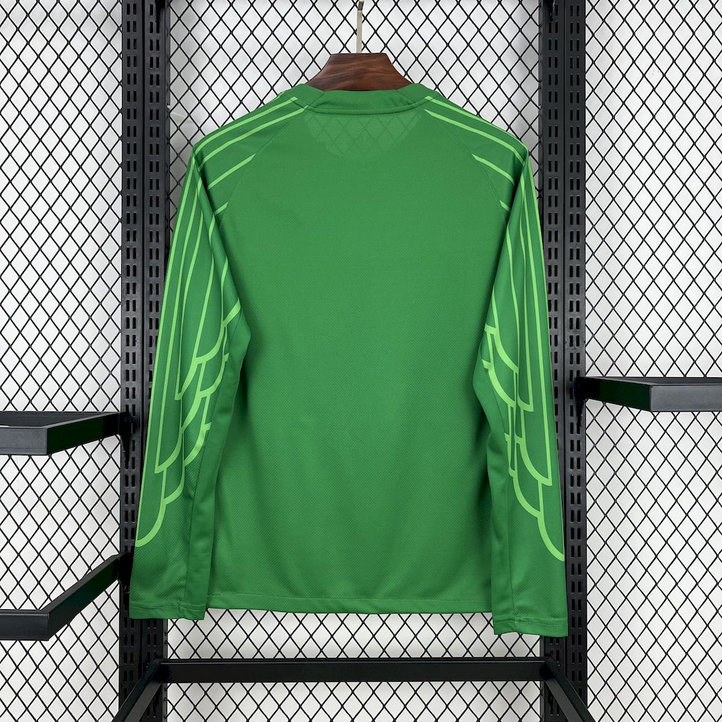 PSG Soccer Jersey Green Custom Long Sleeve Shirt 2025/26