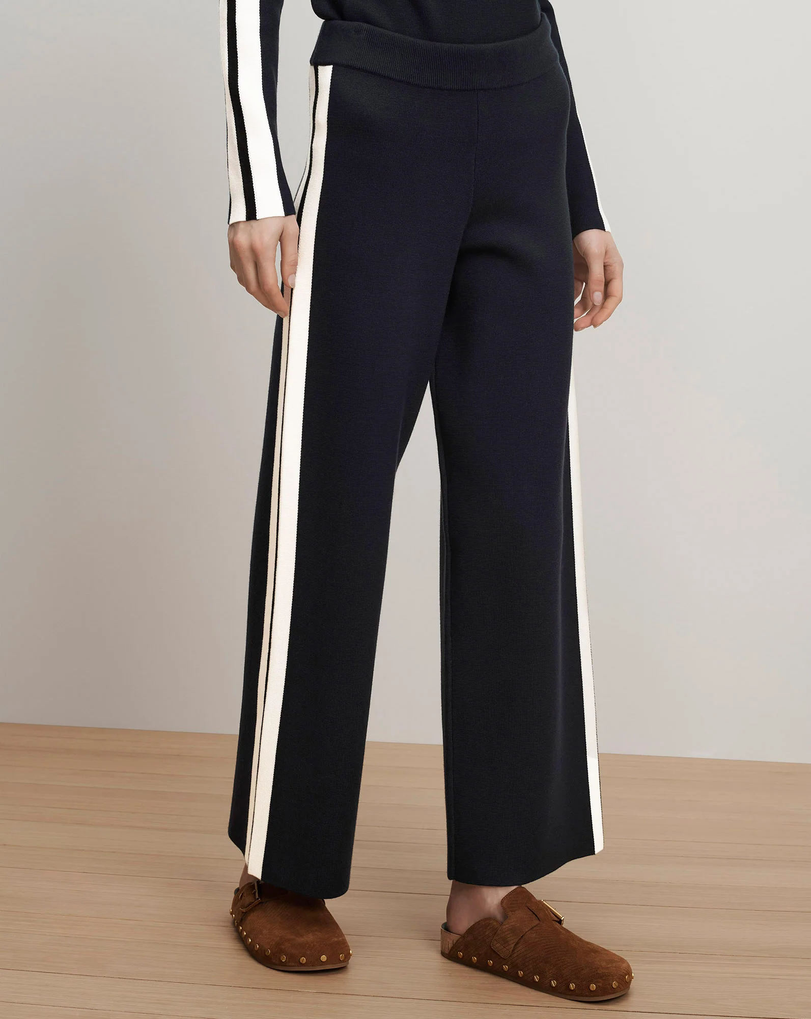 Jenkins Knit Wide-Leg Pant