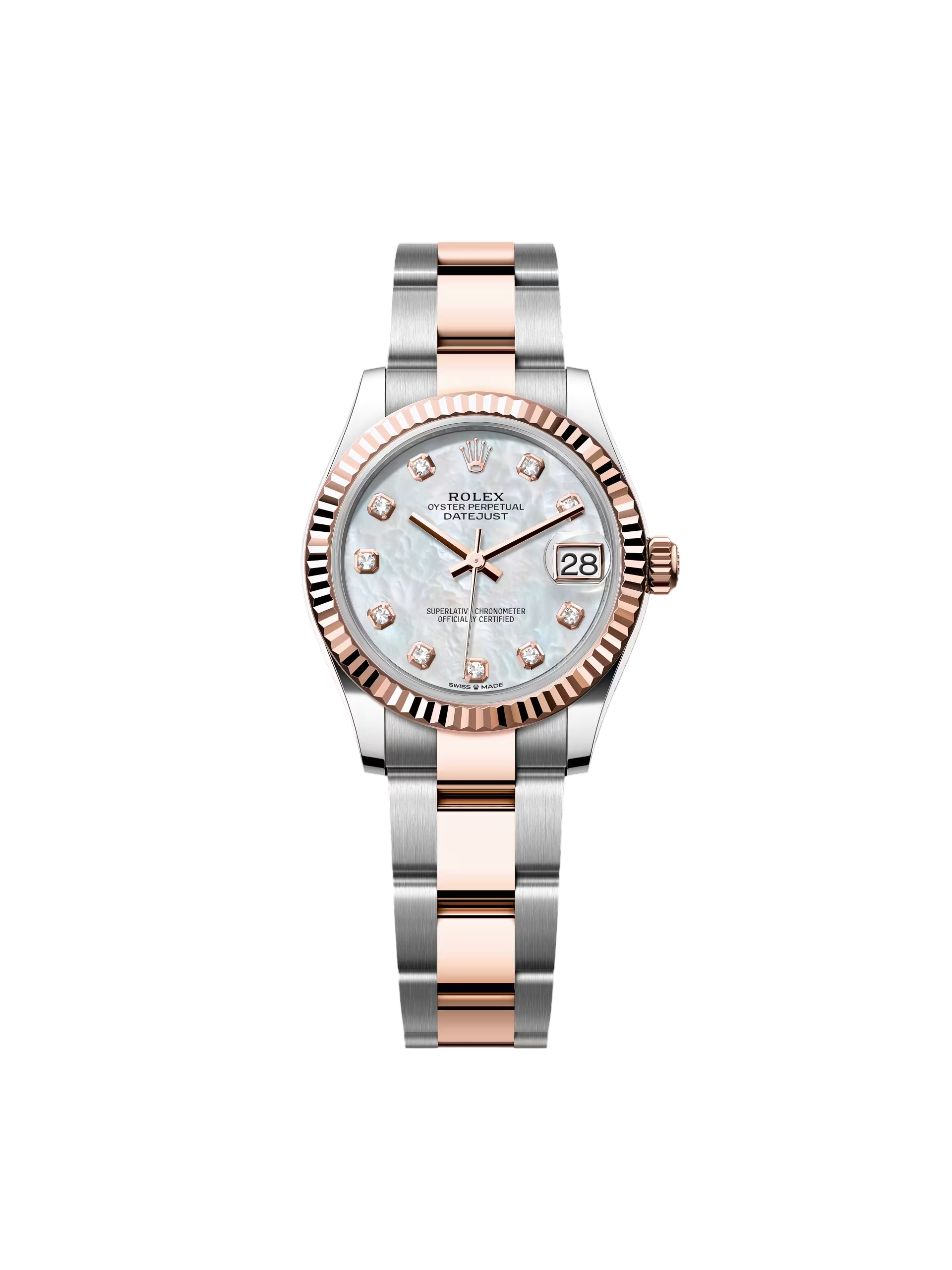 [2026 Mirror Grade]RLX Datejust m278271-0025/0026 White Mother-of-Pearl 31mm Dial Oyster Bracelet Watch