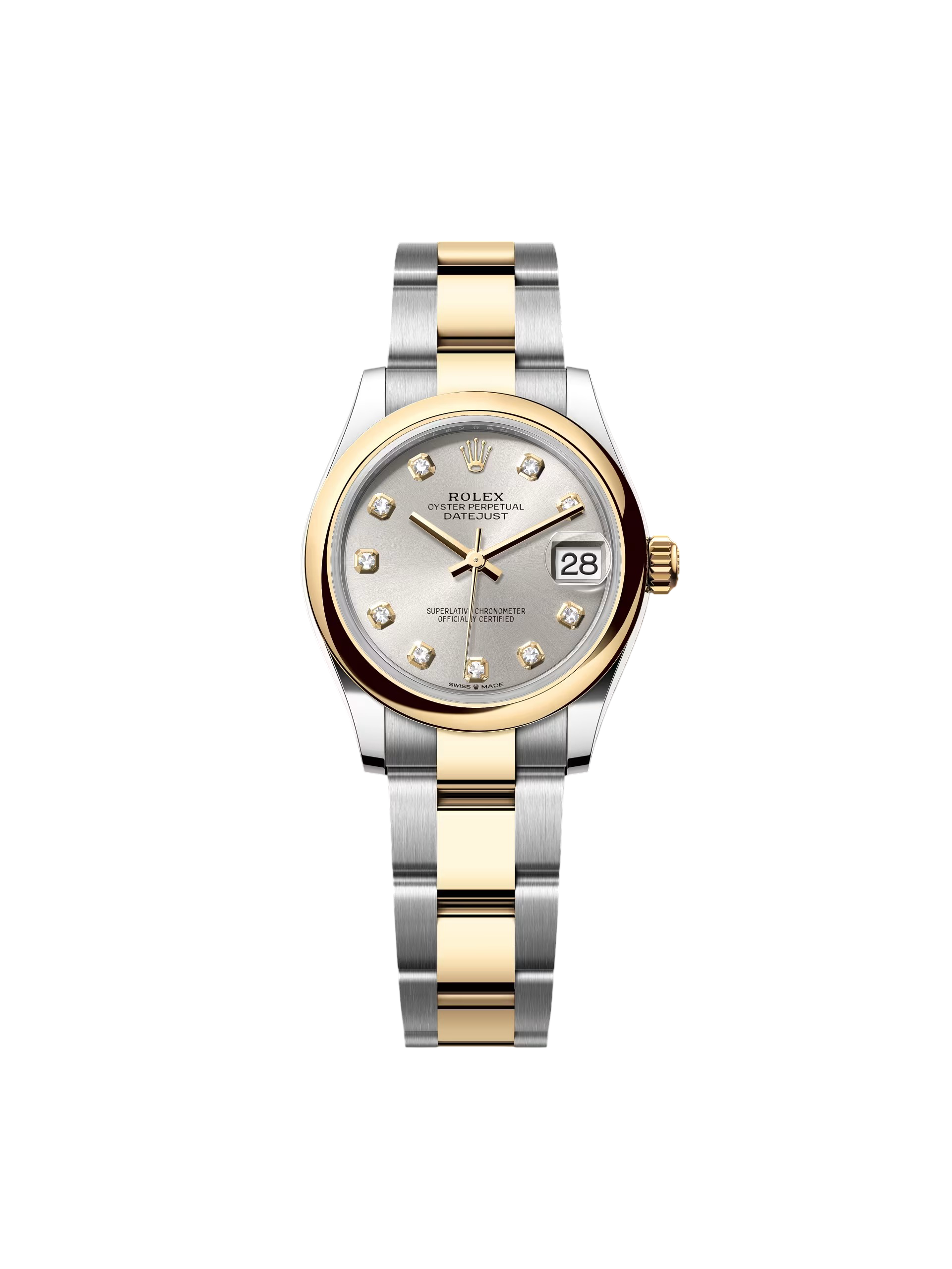 [2026 Mirror Grade]RLX Datejust m278243-0019/0020 31mm Silver Dial Yellow Rolesor Oyster Watch
