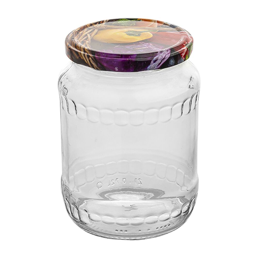 FLORINA Zestaw słoików 720 ml z metalową nakrętką Florina, 6 szt.