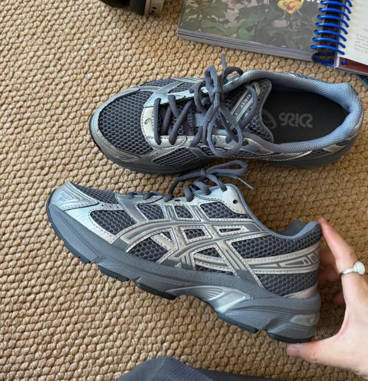 ASICS Gel-1130 Grey Purple Black