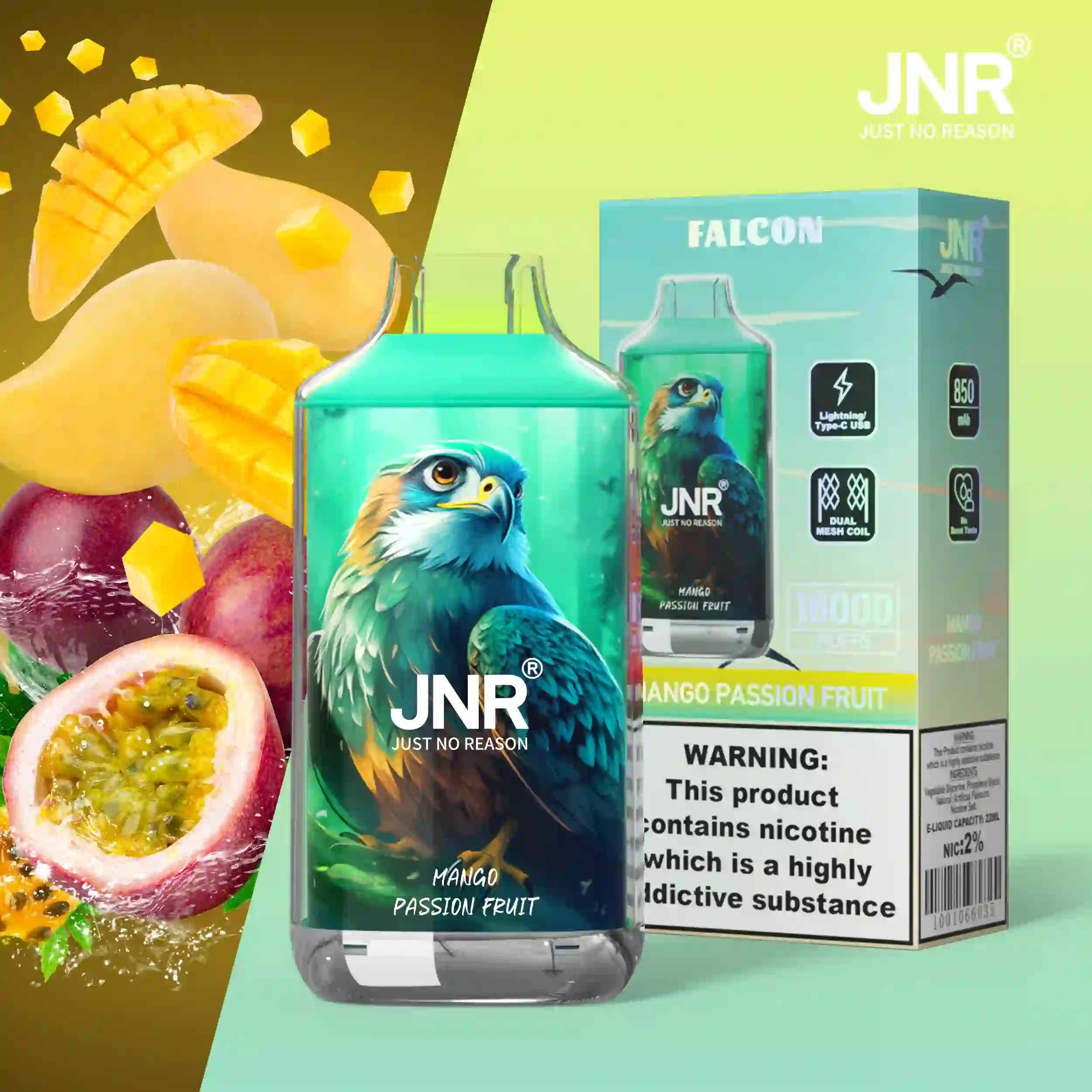 JNR Falcon Disposable Vape 16000 Puffs