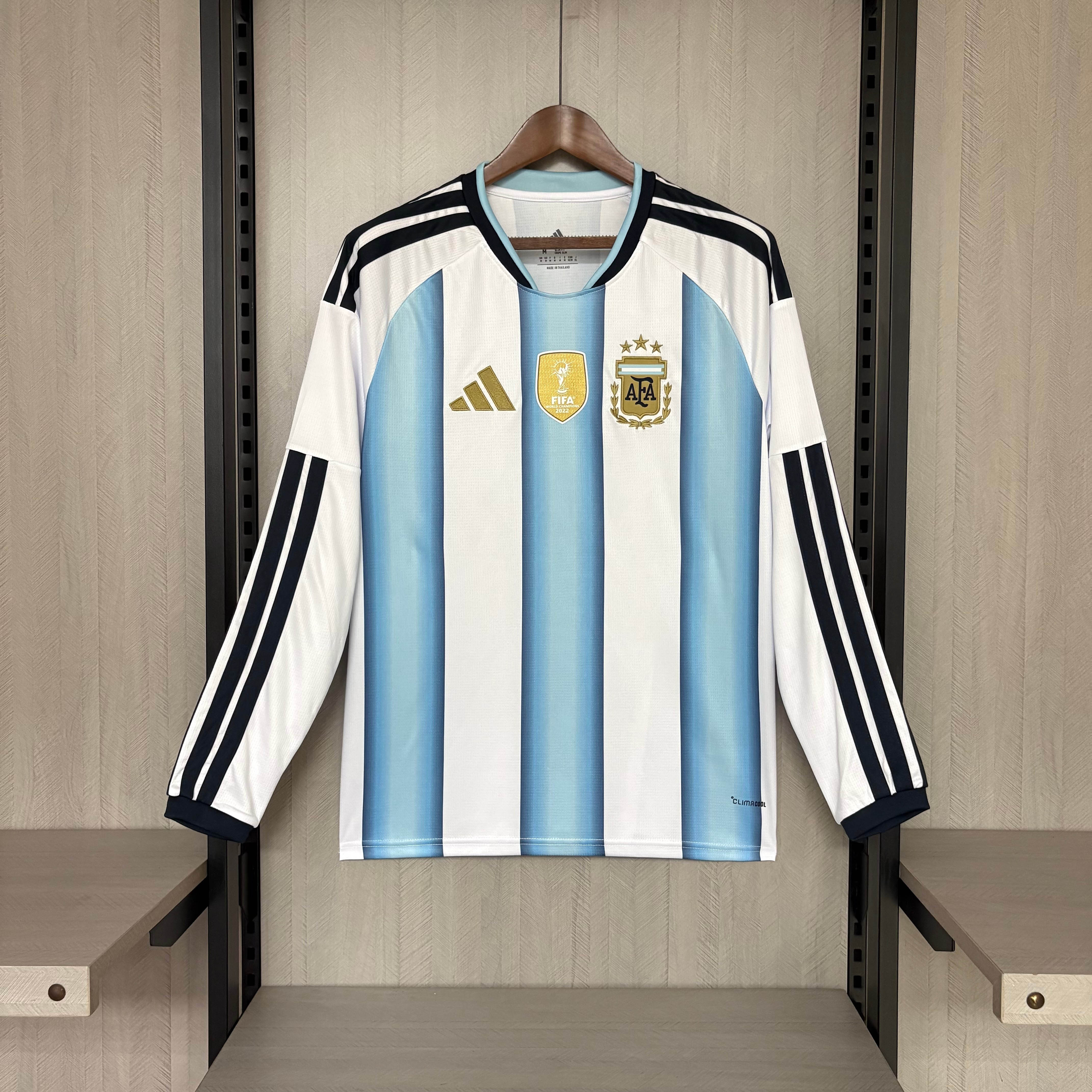 2026 Long Sleeve Argentina National Team Home Shirt