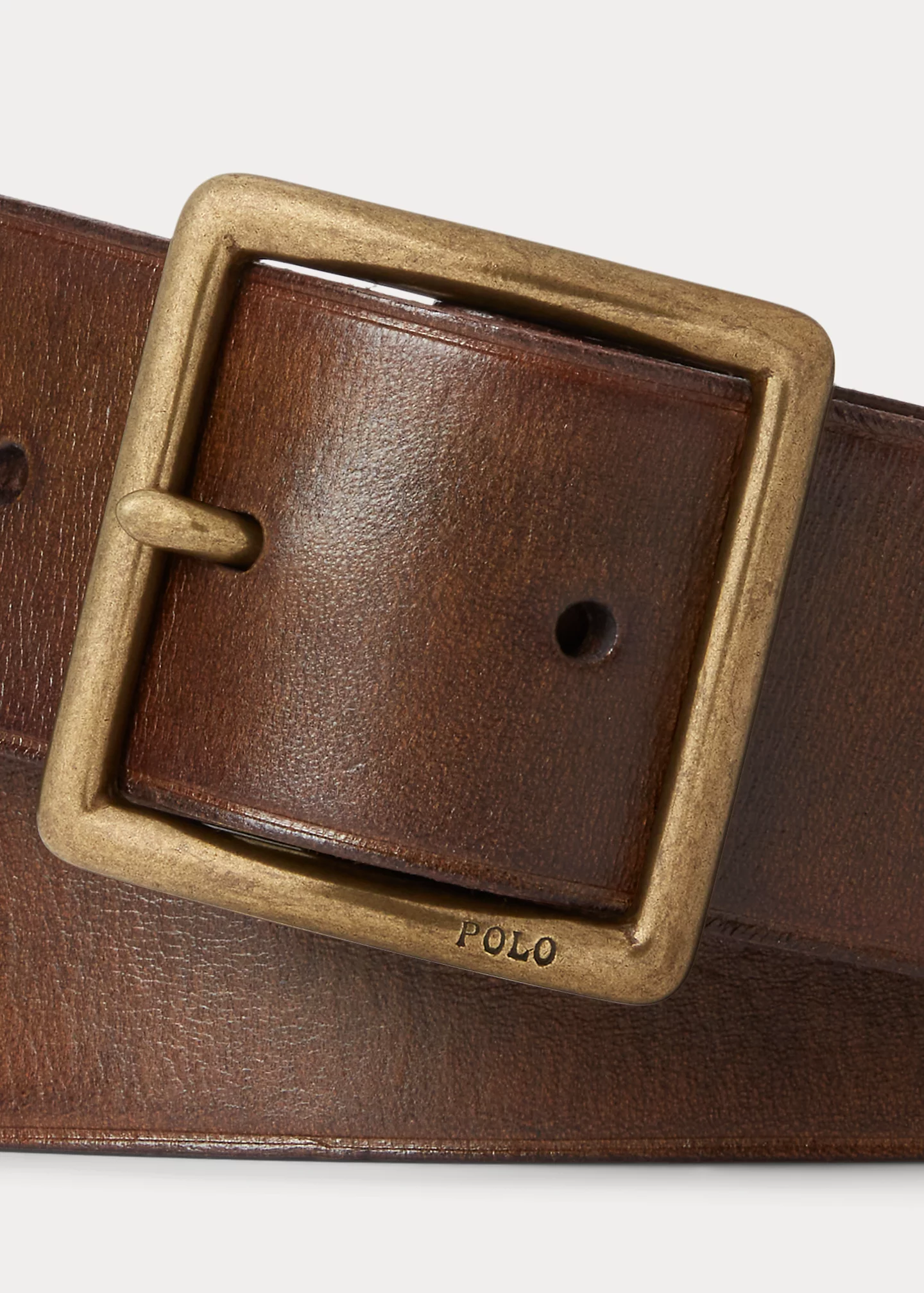 Waxed Leather Belt