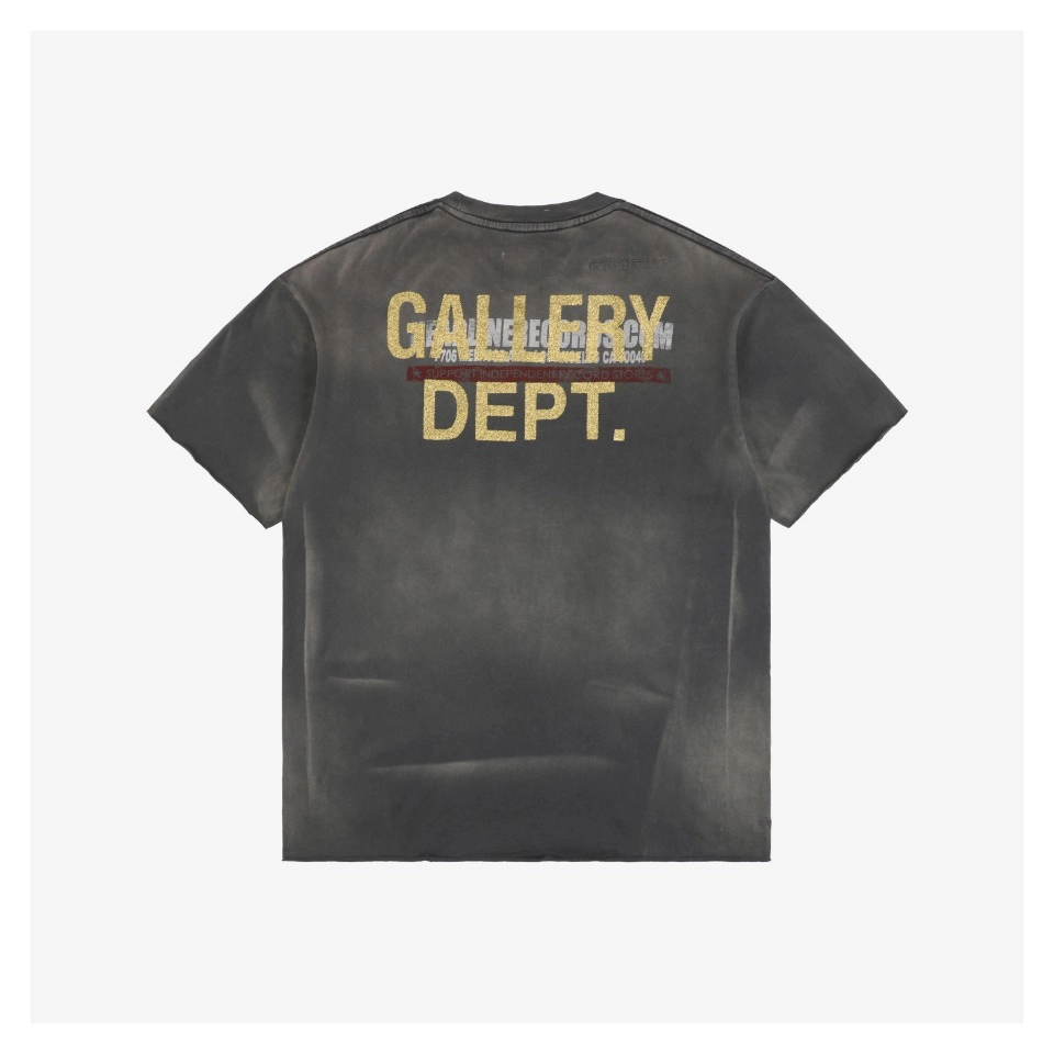 Gallery Dept Punk Vinyl Glitter Letter Print T-Shirt