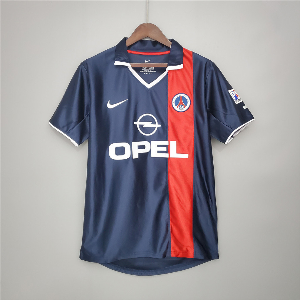 Ronaldinho #21 PSG Retro Jersey Home Soccer Shirt 2001/02