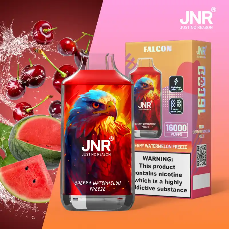 JNR - Falcon - 16K Puffs - Disposable Vape - Cherry Watermelon Freeze