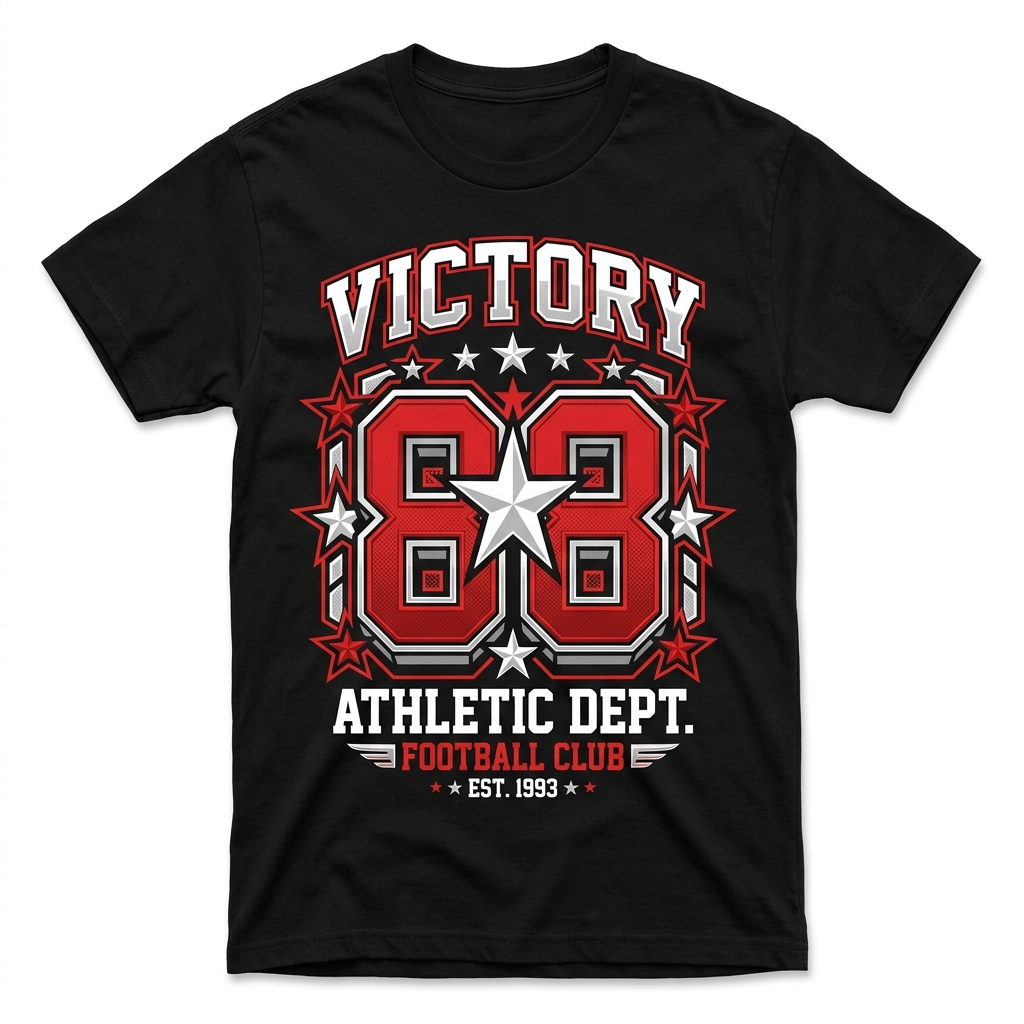 Unisex Loose Fit T-Shirt 100% Cotton Soft Comfortable Summer Casual Printed Top Soccer