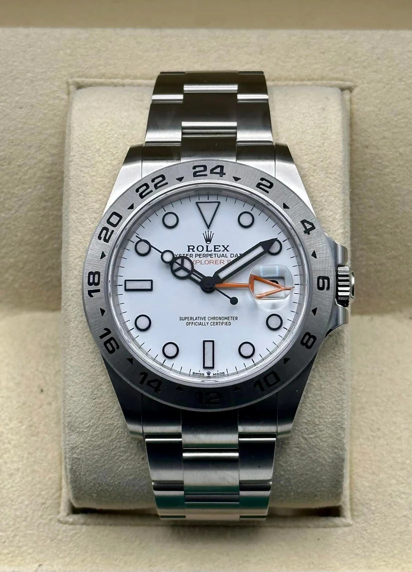 [2026 Mirror Grade]Rolex Explorer II 226570 42mm White Dial Men’s Watch