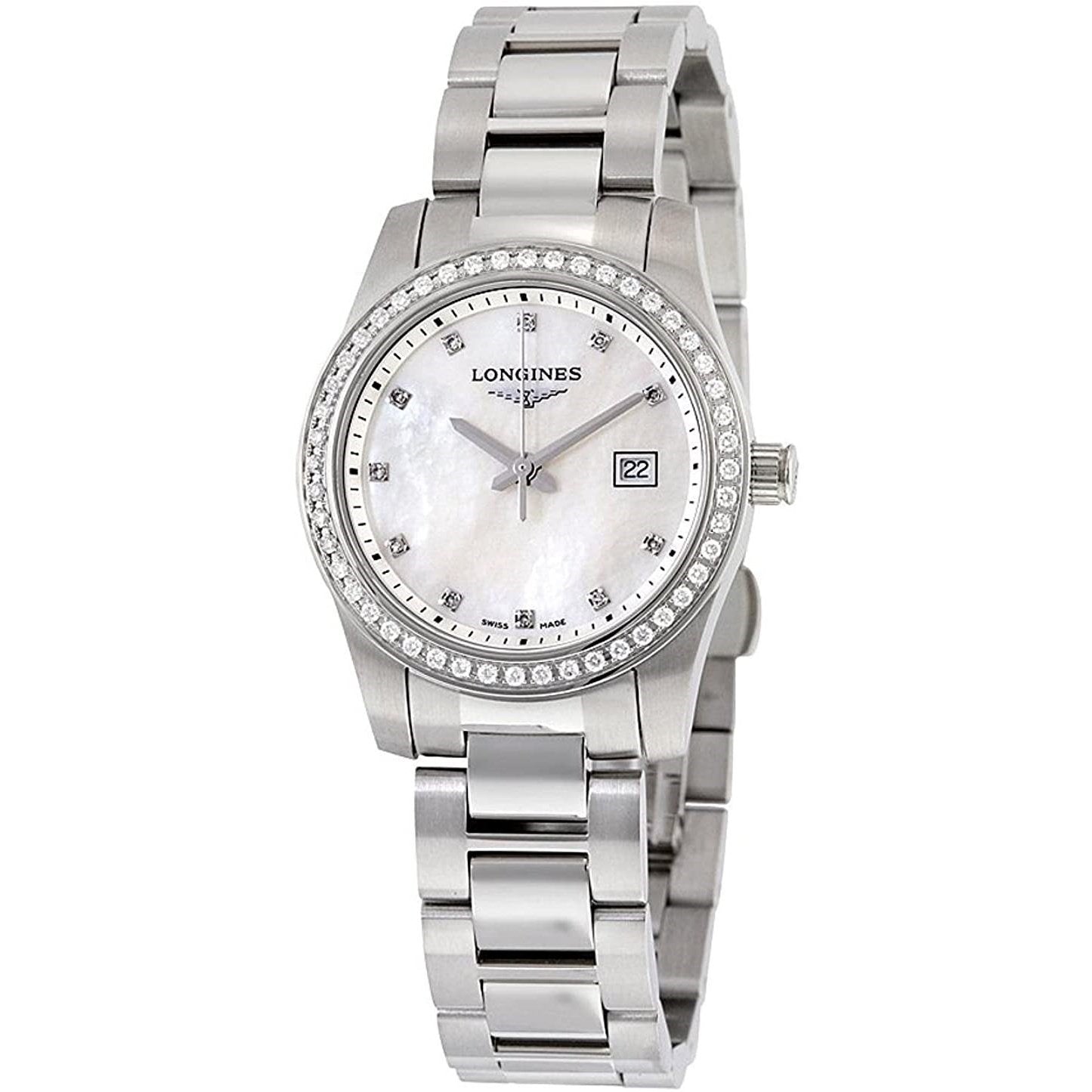 [2026 Mirror Grade]Longines Women's L33000876 Conquest Stainless Steel Watch