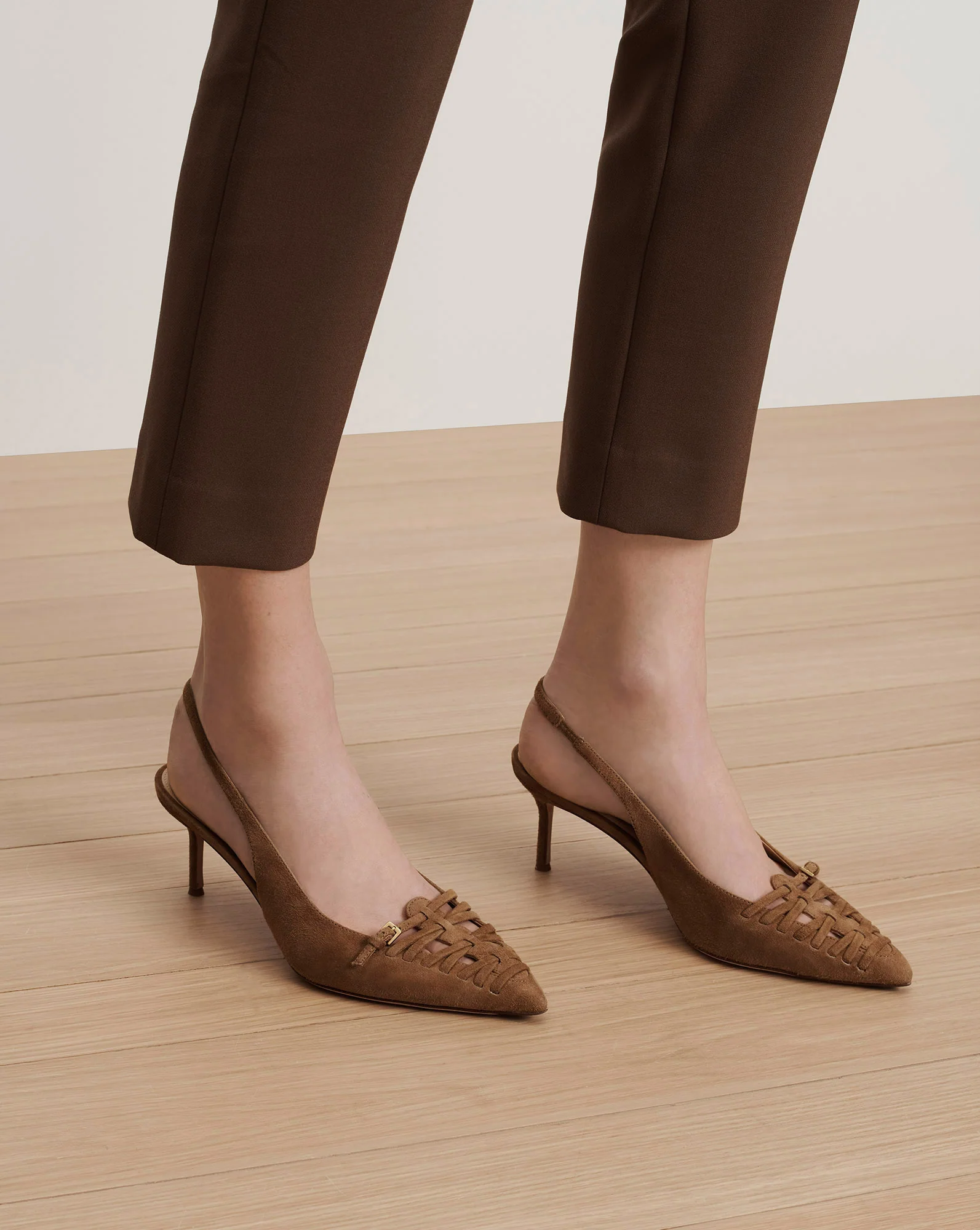 Rashida Woven Slingback Heel
