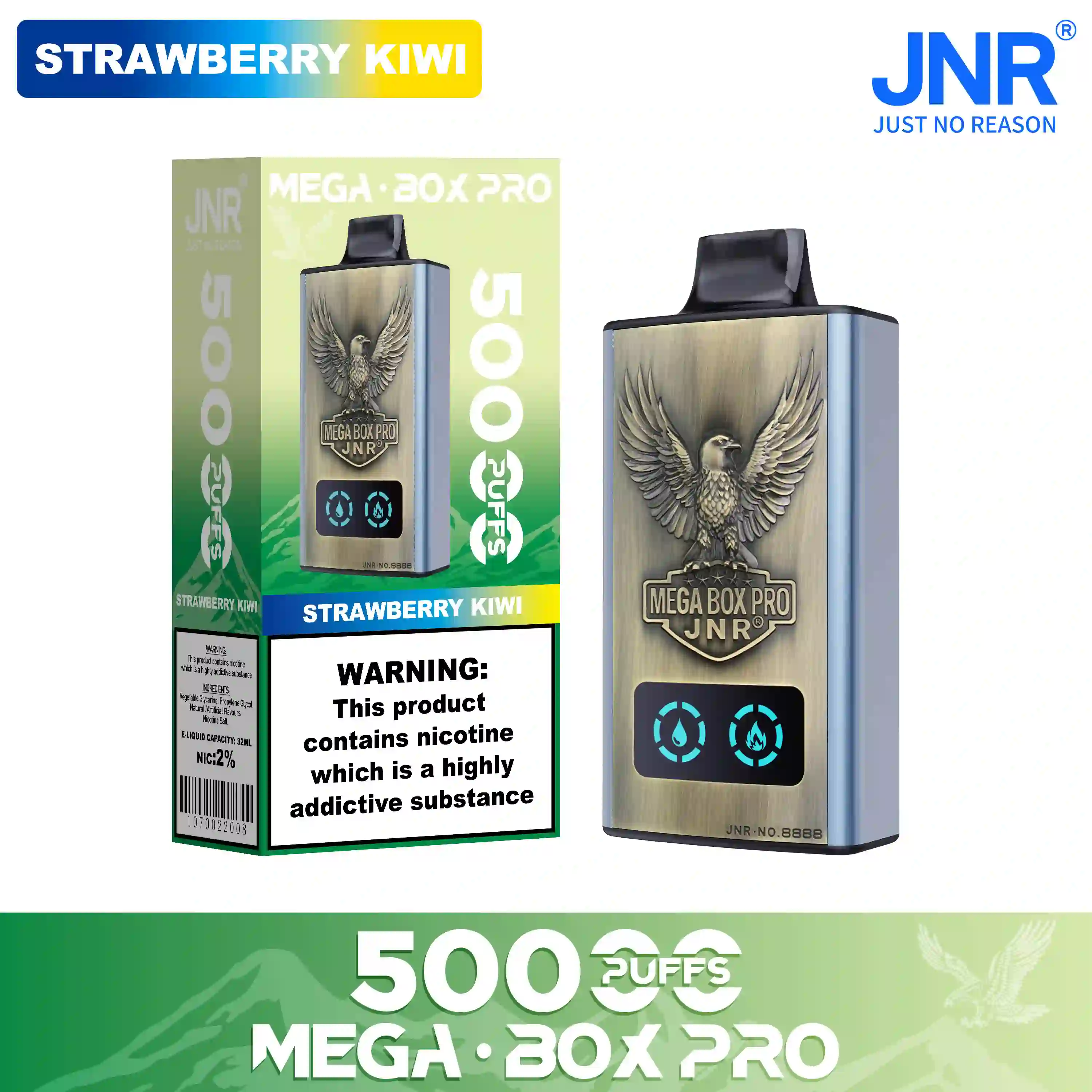 JNR Vape Mega Box Pro 50000 Puffs Disposable Vape