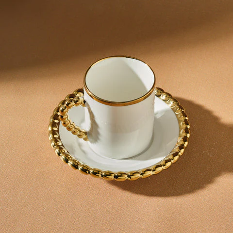 Karaca Boncuk pour 6 personnes Tasse à café, 80 ml