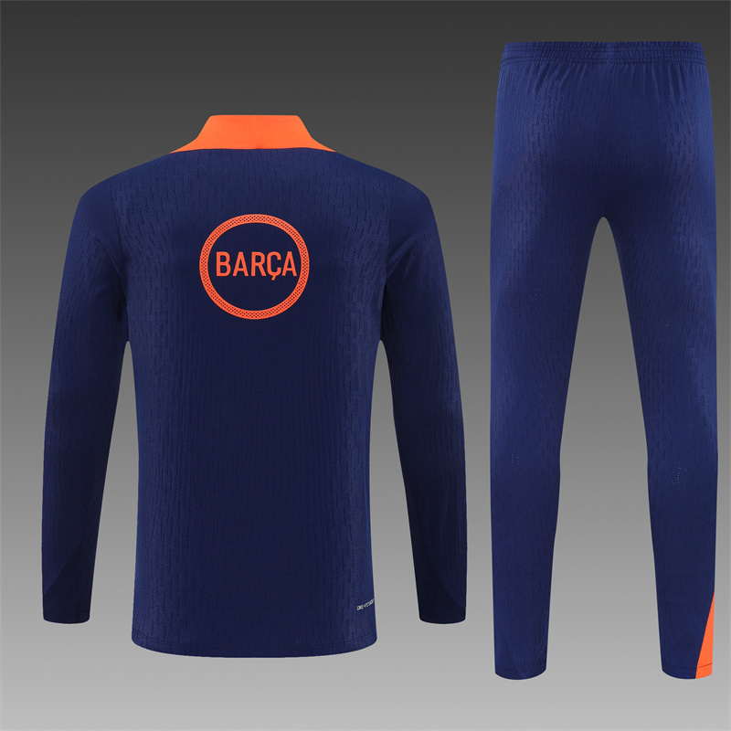Kids Barcelona Training Kit (Sweatshirt+Pants) Blue 2025/26