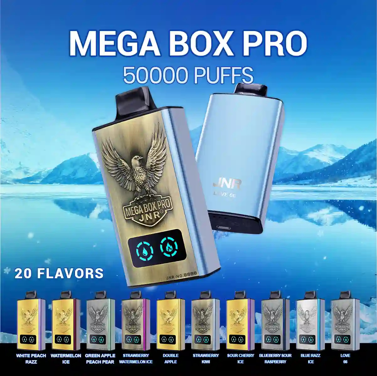 Mega Box Pro 50000 Puffs Disposable Vape - Vente en Gros / Groothandel