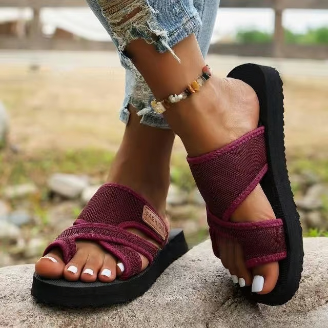 🔥Last Day Promotion 49.9% OFF✨2026 Women's Hollow Mesh Slide Sandals
