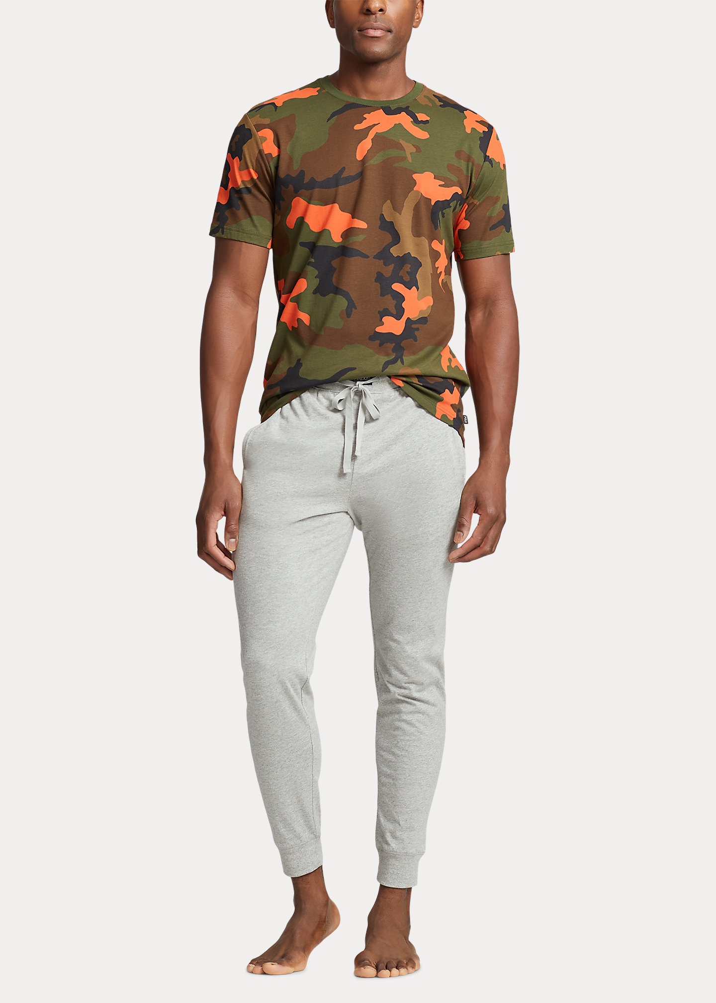 Camo Cotton Jersey Sleep Shirt