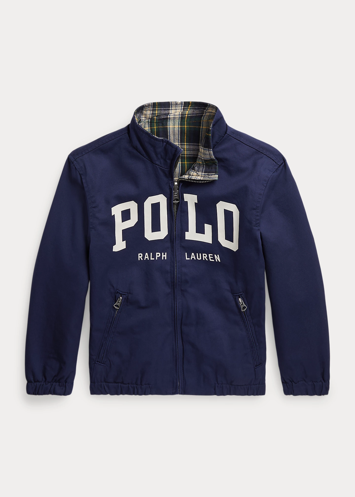 Reversible Cotton Twill & Oxford Jacket