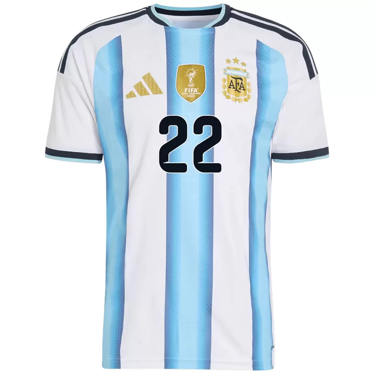 World Cup 2026 Argentina L.MARTÍNEZ #22 Home Shirt Soccer Jersey Player Version,Can Custom Name Number