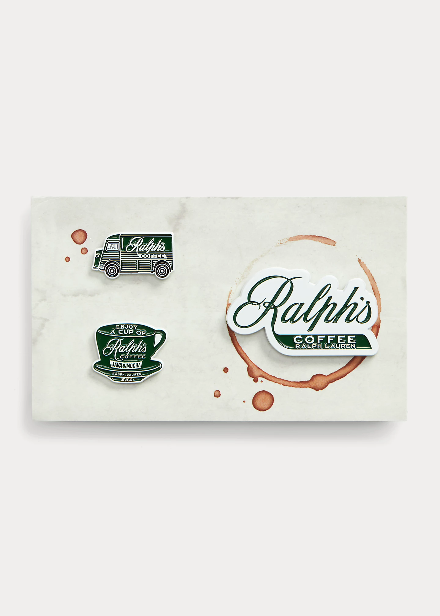 Ralph's Coffee Logo Pin Set