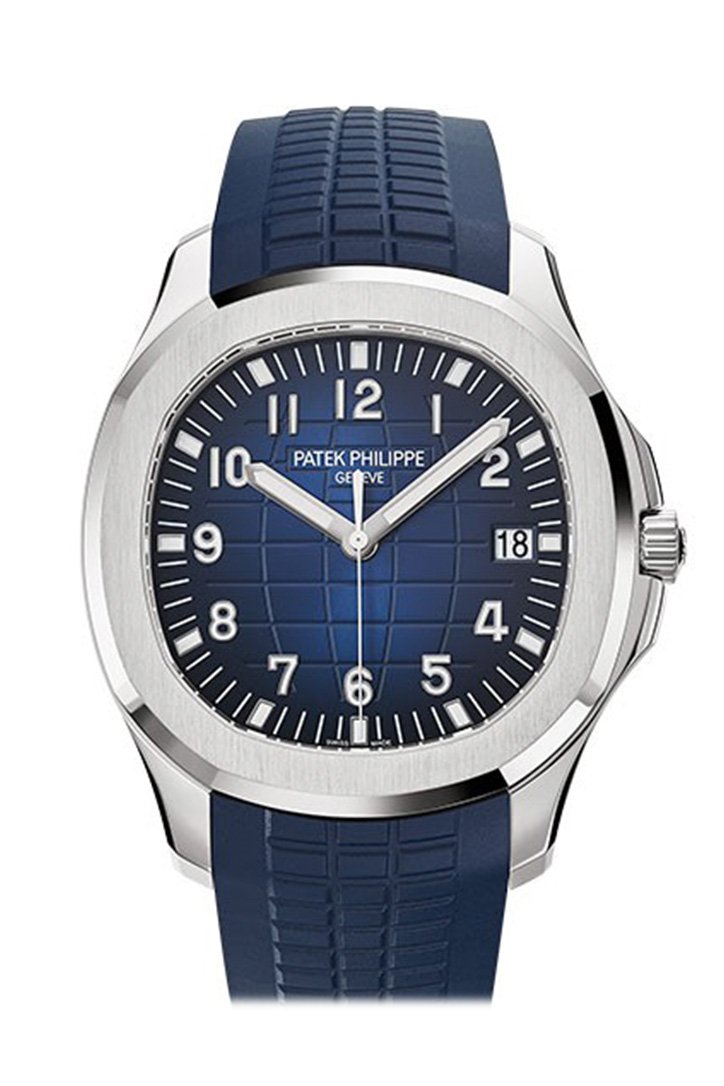 [2026 Mirror Grade]Patek Philippe Aquanaut Blue Dial 18K White Gold Men's Watch 5168G-001