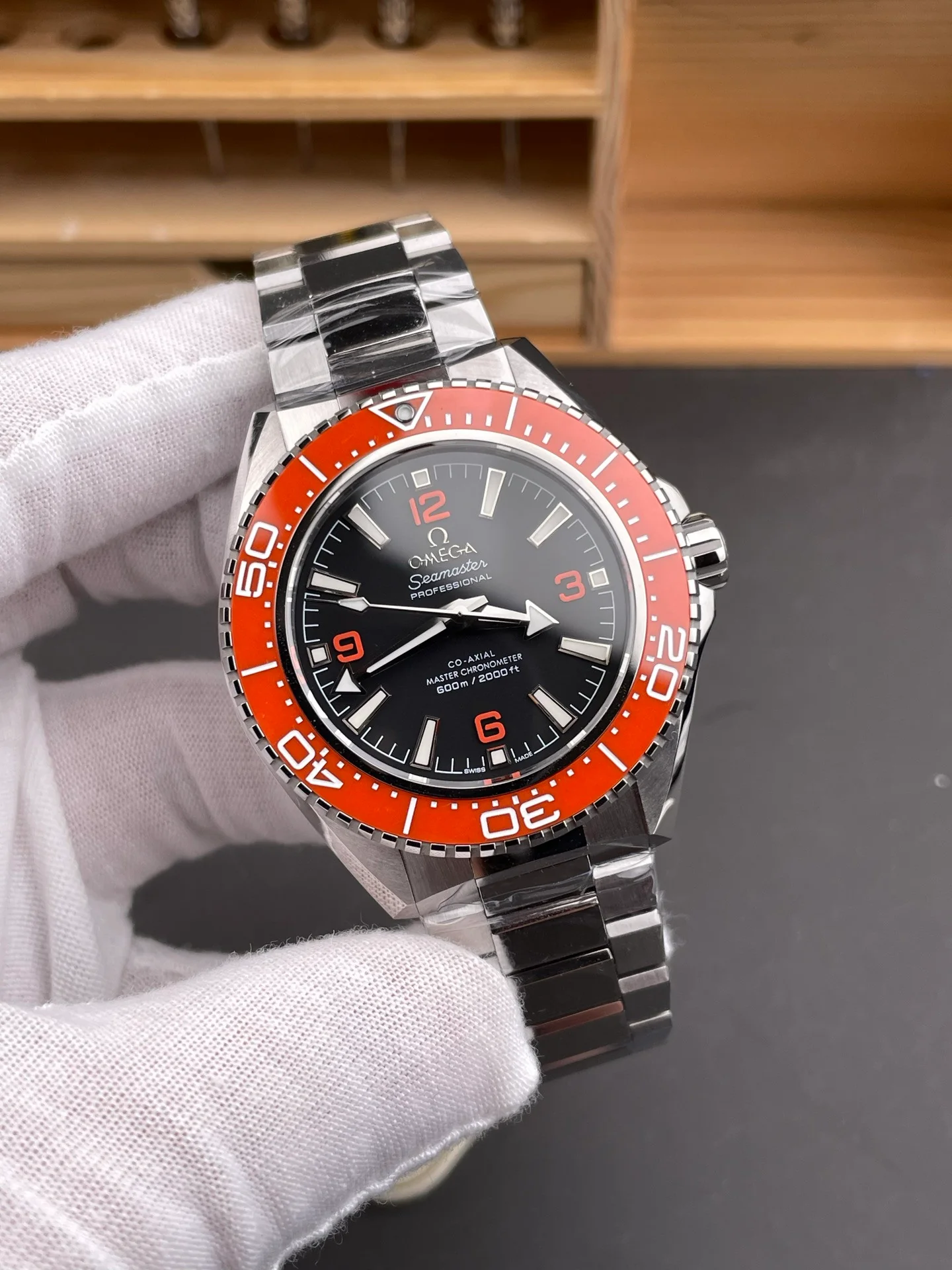 Ocean Universe Seamaster 600M Orange Bezel