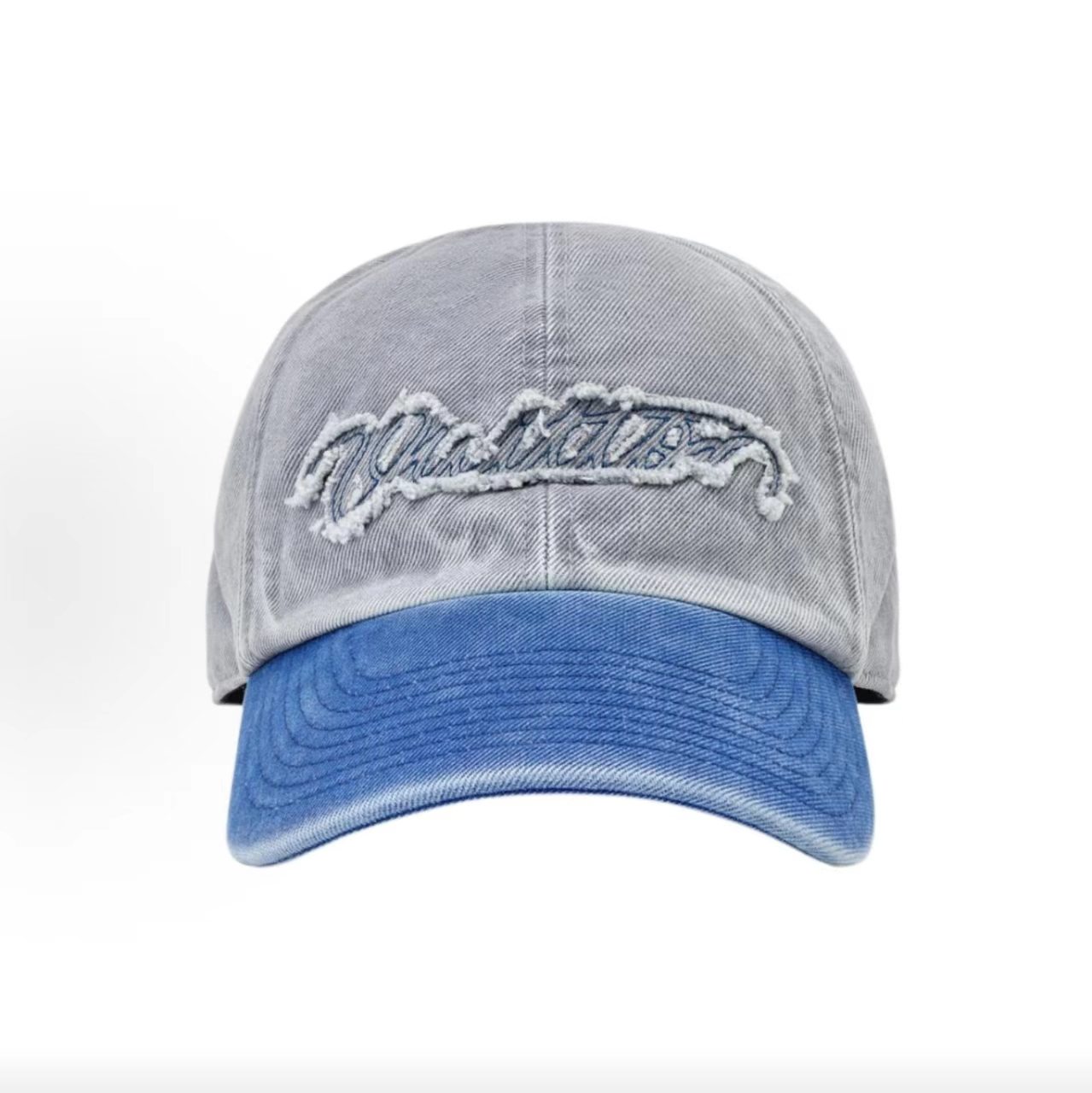 Louis Vuitton Two-Tone Washed Denim Script Cap M7533L