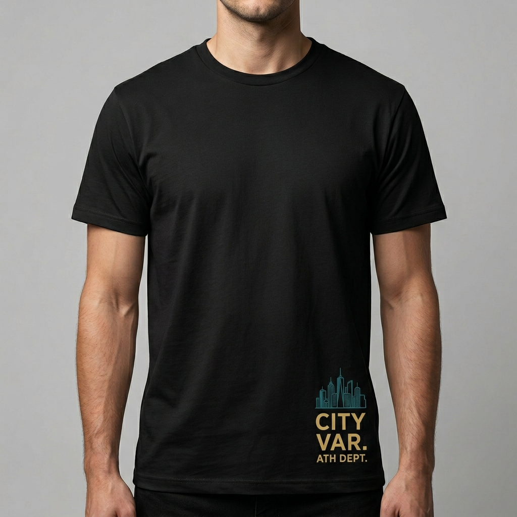 City Varsity Tee, Vintage Athletic Graphic T-Shirt, Unisex Streetwear Shirt CityTee2
