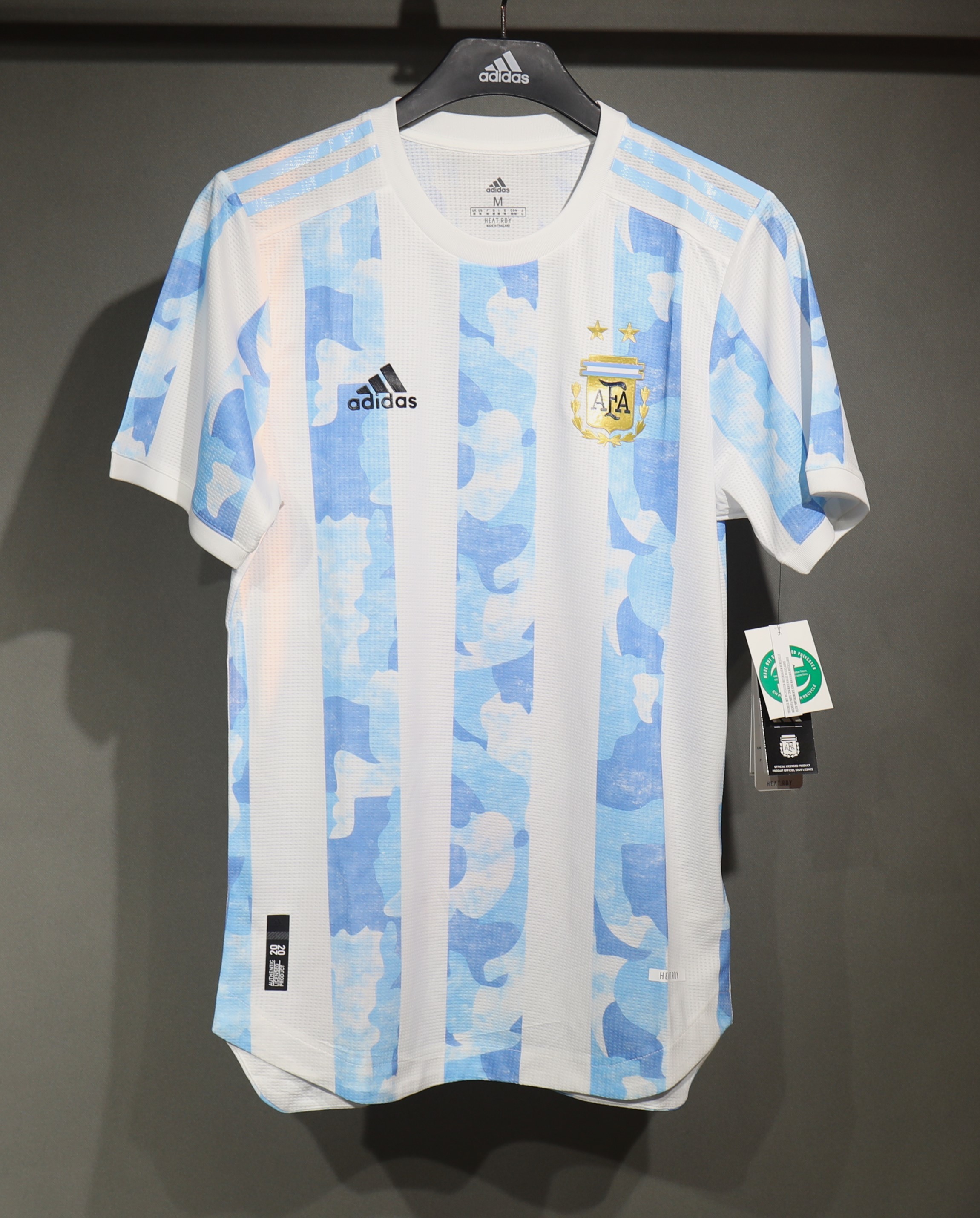 Argentina Retro Authentic Jersey Home Football Jersey 2021