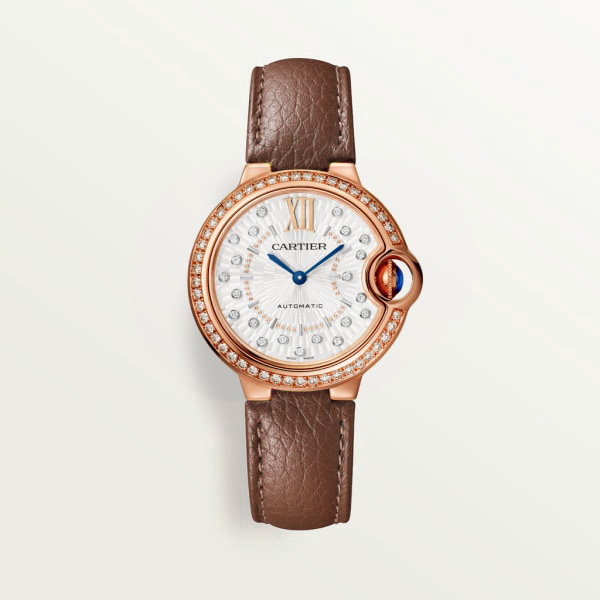[2026 Mirror Grade]BALLON BLEU Diamond Rose Gold 33mm