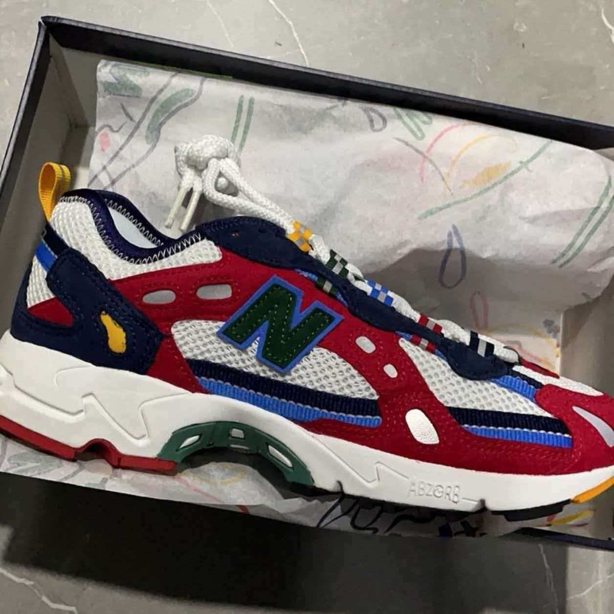 Aimé Leon Dore x New Balance 827 Abzorb 'Red/Multi'