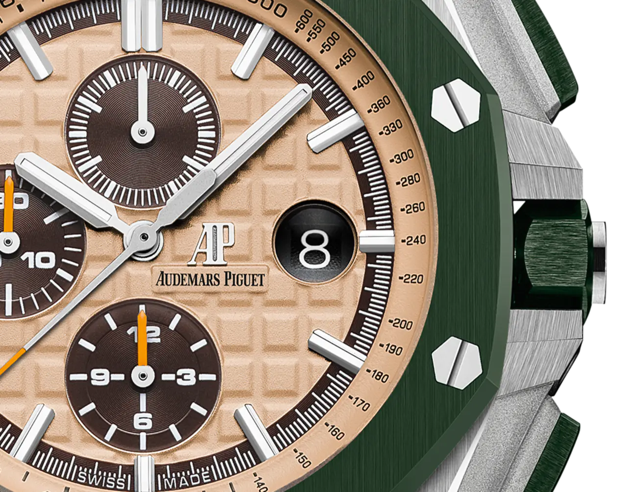 [2026 Mirror Grade]Audemars Piguet  OFFSHORE Beige Camouflage Dial CHRONOGRAPH 44mm 26400SO.OO.A054CA.01