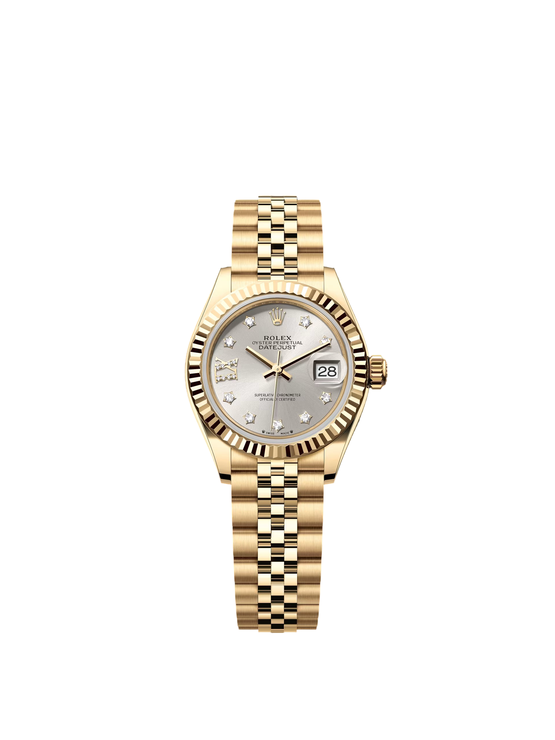 [2026 Mirror Grade]RLX Lady-Datejust 28mm 279178 Silver Diamond Dial
