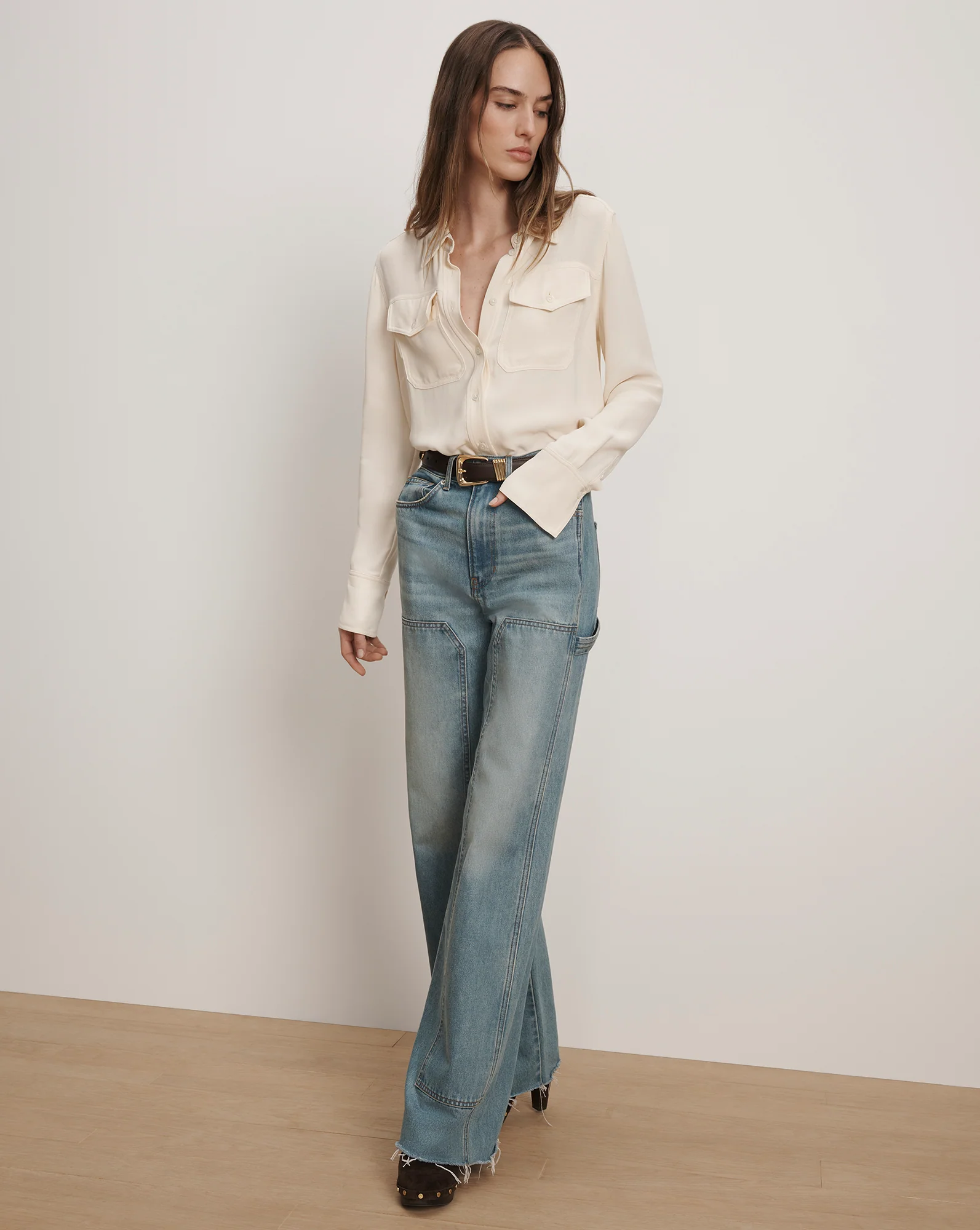 Pepper Button-Down Blouse