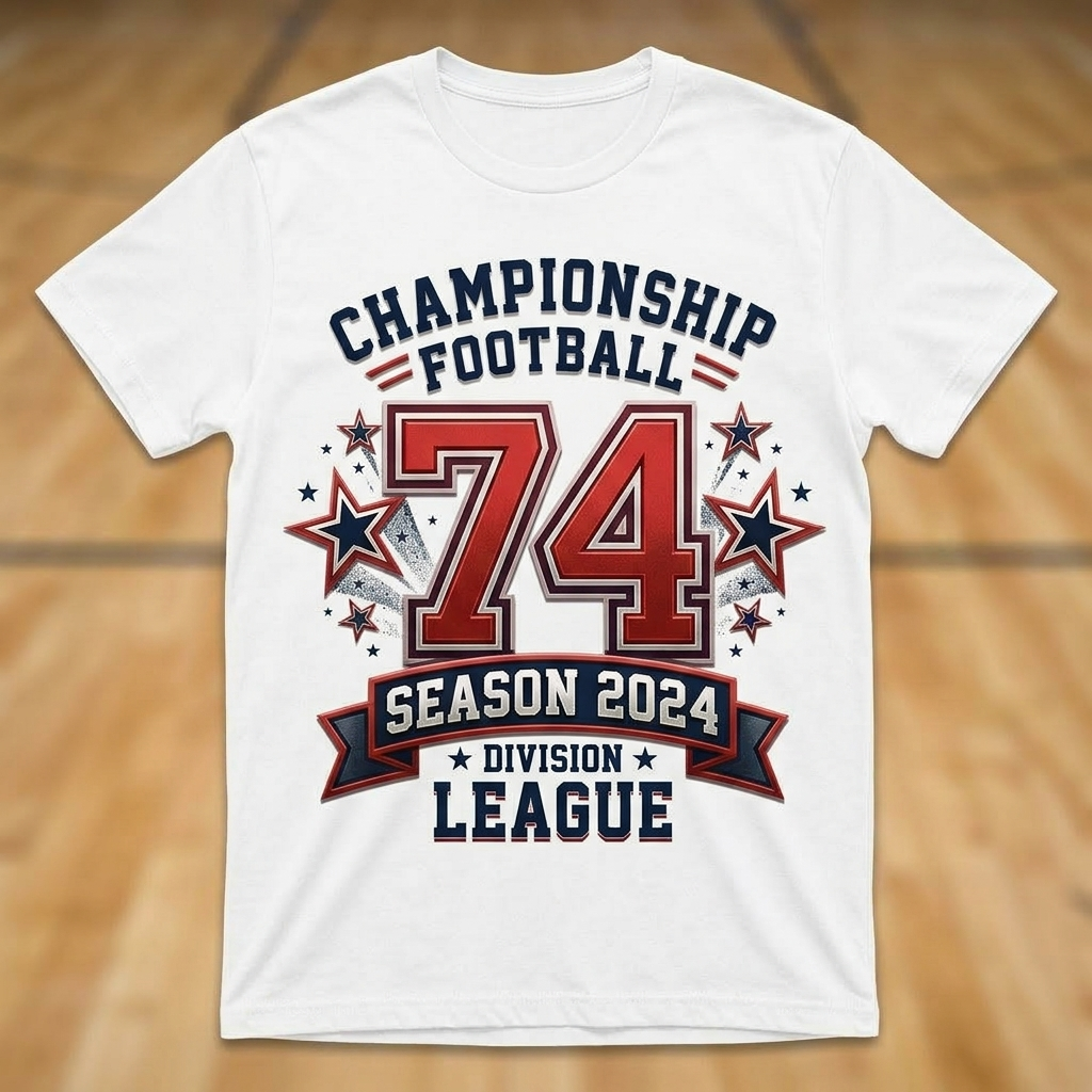 Unisex Loose Fit T-Shirt 100% Cotton Soft Comfortable Summer Casual Printed Top Soccer