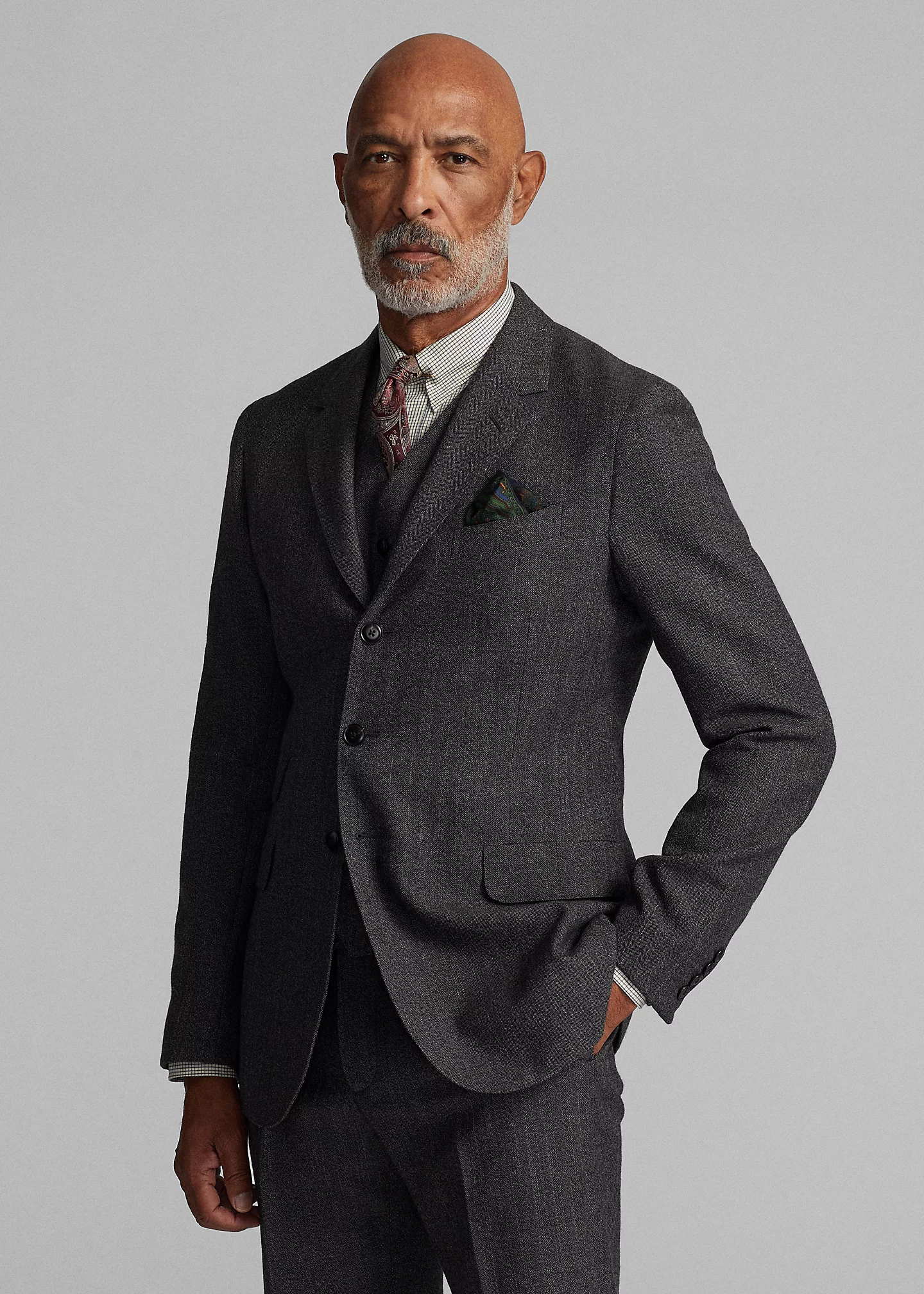 Wool Tweed Suit Jacket