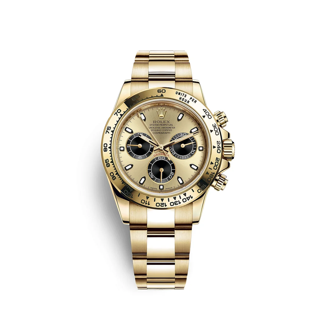 [2026 Mirror Grade]Rolex Daytona Yellow Gold / Champagne / Oyster m126508-0006