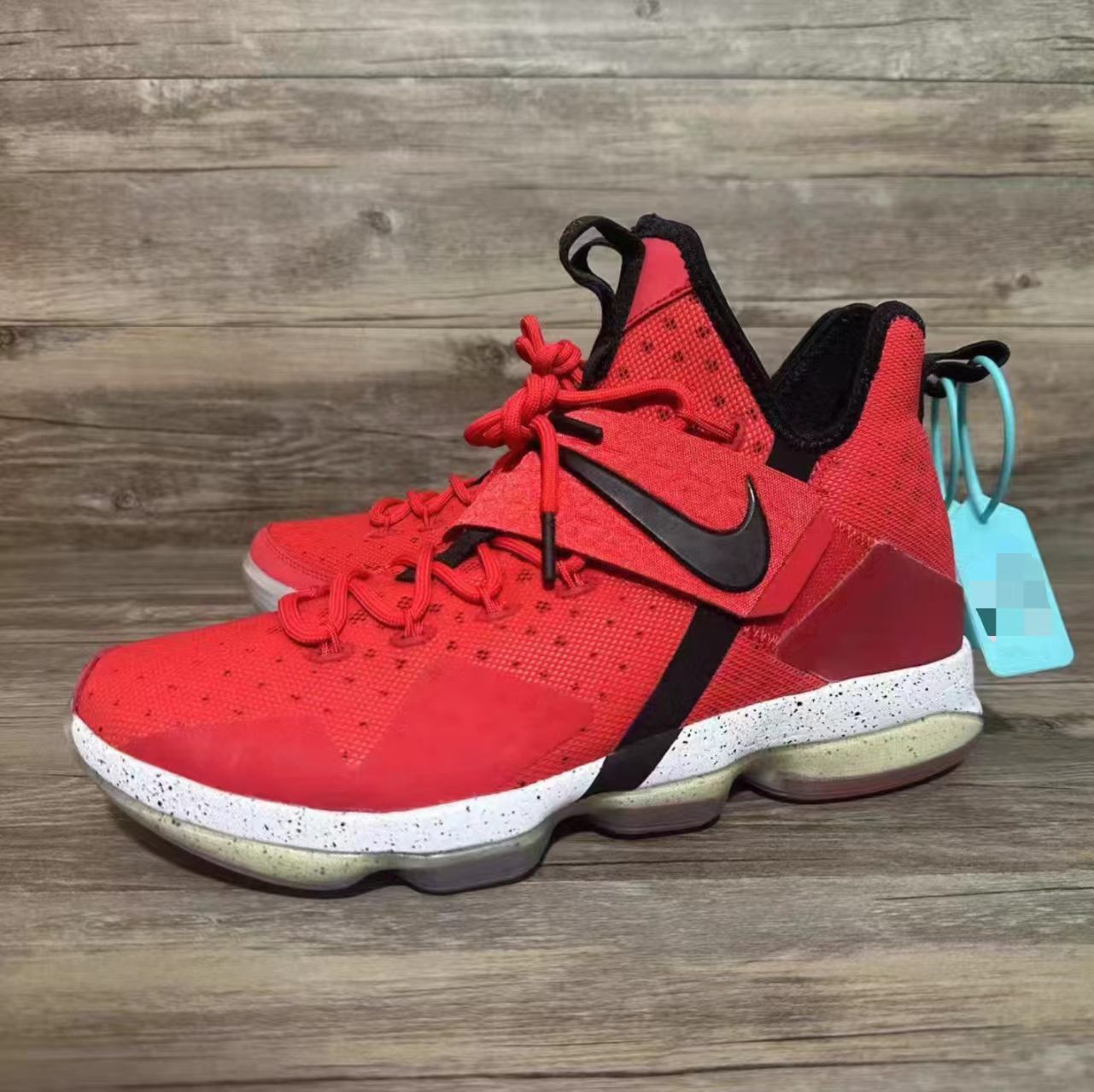 Nike LeBron 14 University Red Black White