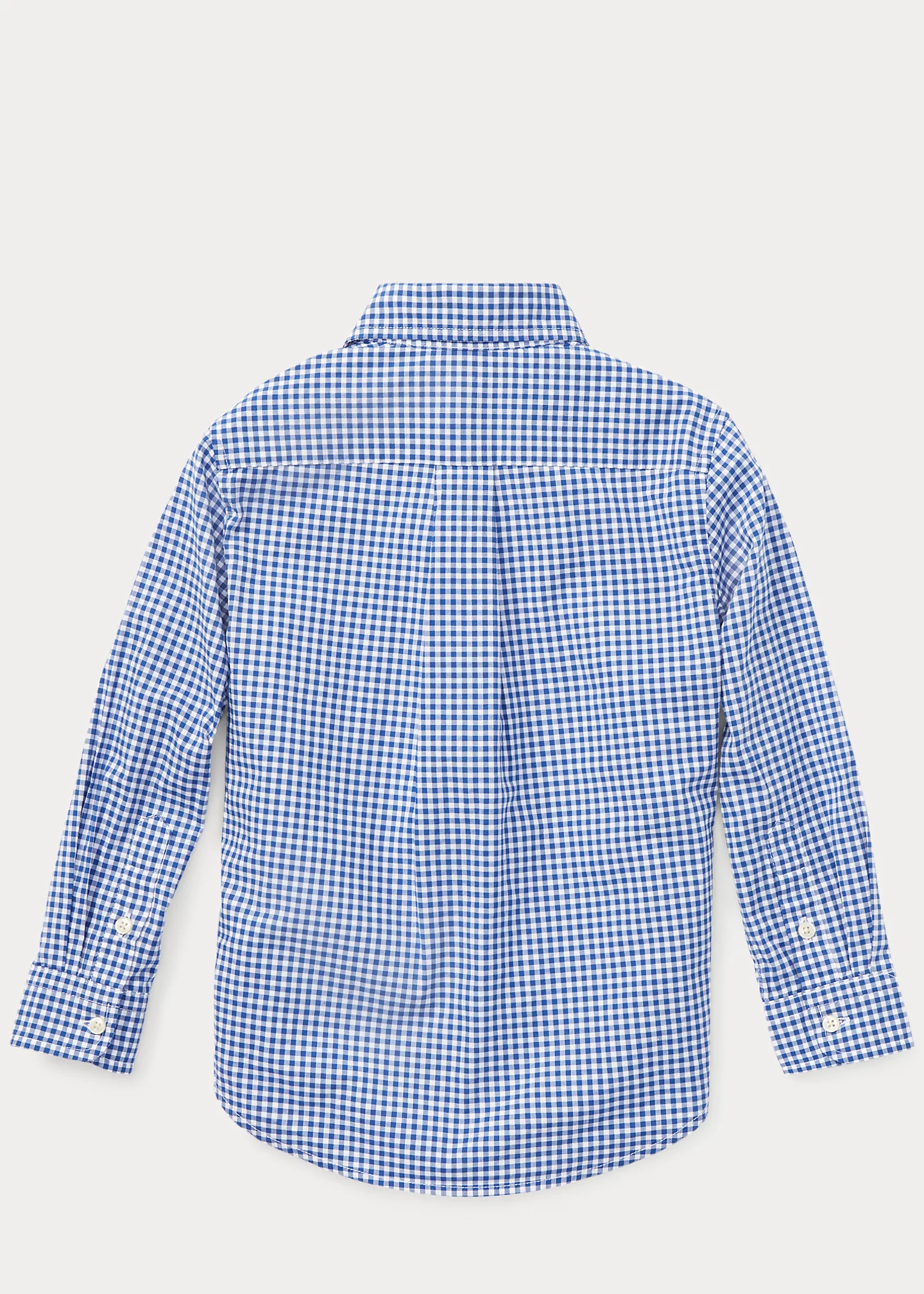 Gingham Cotton Poplin Shirt